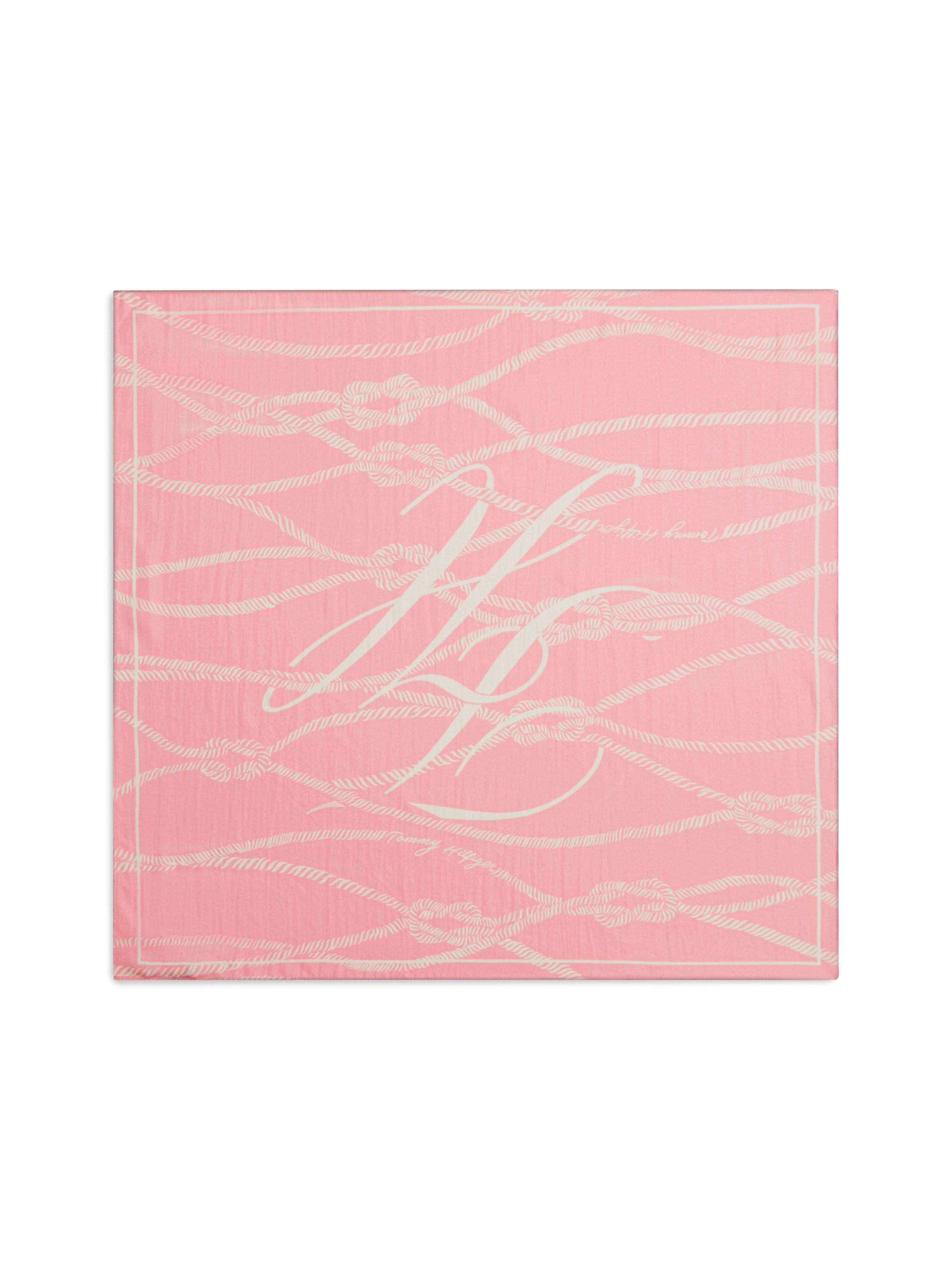 Tommy Hilfiger Modetuch TOMMY SCRIPT SILK SQUARE