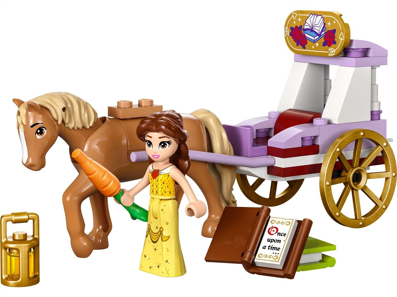 LEGO® LEGO® Disney™ 43233 Belles Pferdekutsche Konstruktionsspielsteine, (62 St) – Bild 4 von 5