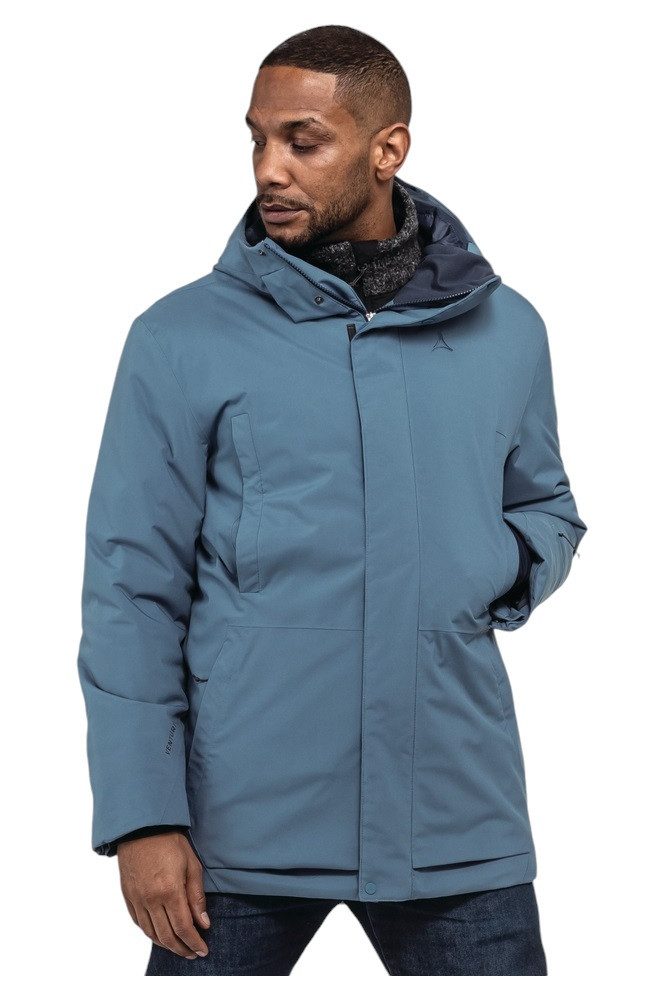Schöffel Parka Urban Insulated Style Crivat Parka (wasserdicht, 2-Wege-Stretch) blau