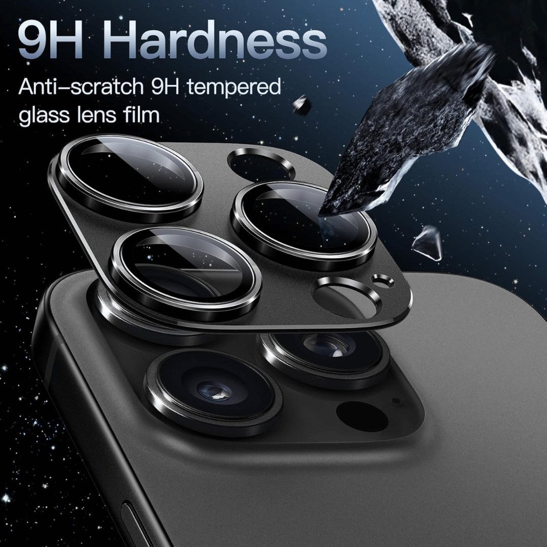 SmartUP Kameraschutzglas für iPhone 16 Pro / 16 Pro Max Titan Kameraglas Panzerglas Panzerfolie für iPhone 16 Pro / iPhone 16 Pro Max – Bild 4 von 5