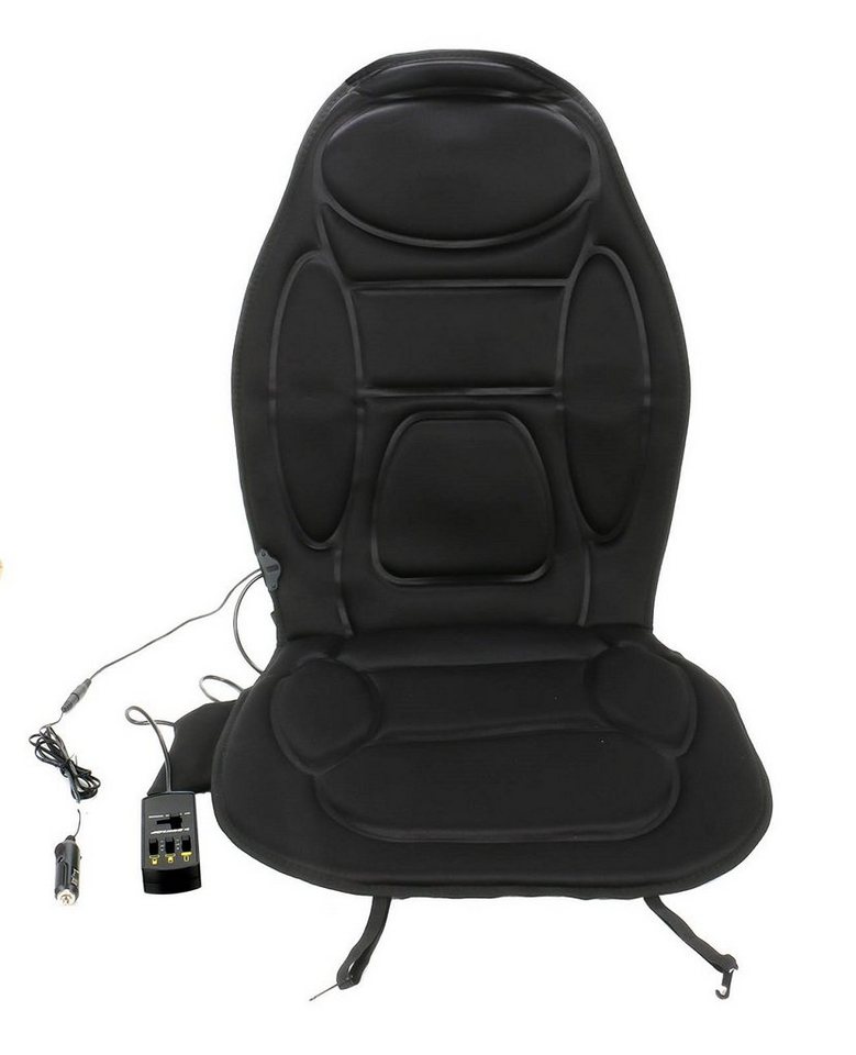 Dunlop Heizkissen Auto Sitzheizung, beheizbare Rückenlehne mit  Massageeffekt für Sitz und Rücken, KFZ Sitzheizung mit Massageeffekt, Größe  universelle