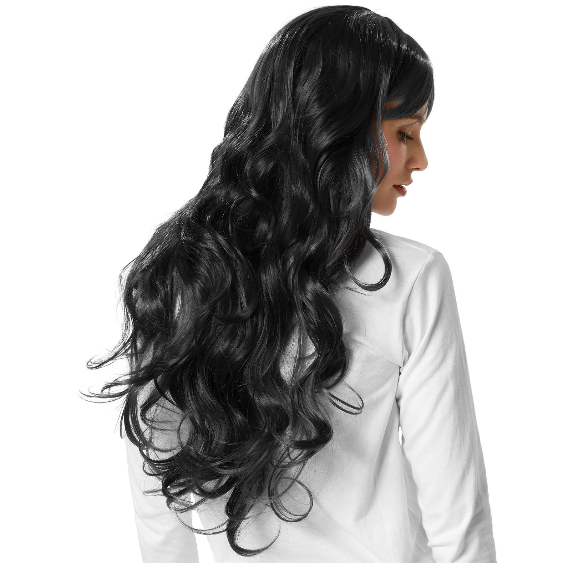 dressforfun Kostüm-Perücke Perücke Lange Haare Locken