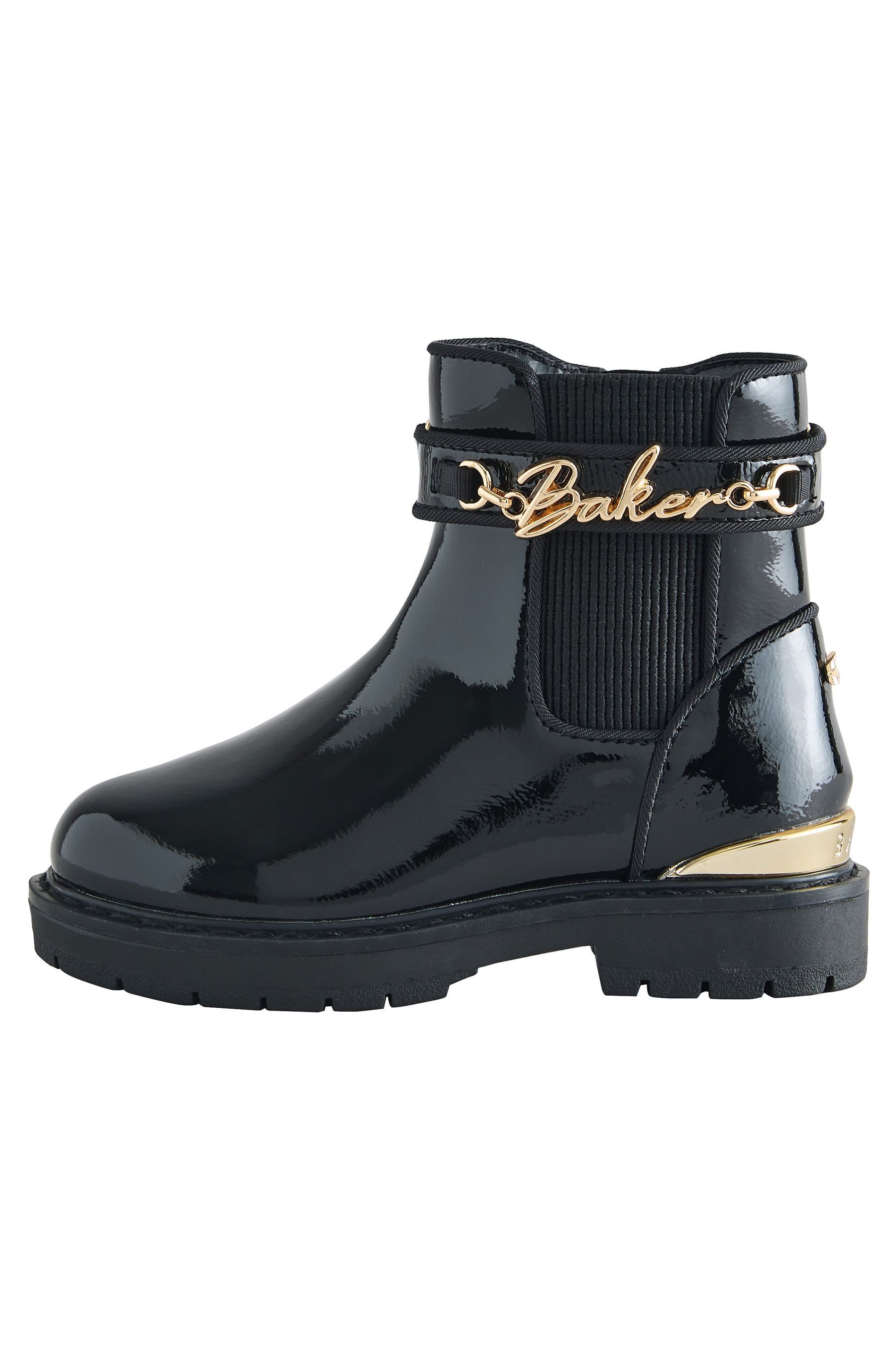 Baker by Ted Baker Baker by Ted Baker Chelsea-Stiefel aus Lackleder Stiefel