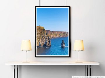 Sinus Art Poster Landschaftsfotografie 60x90cm Poster Atemberaubende Cliffs of Moher