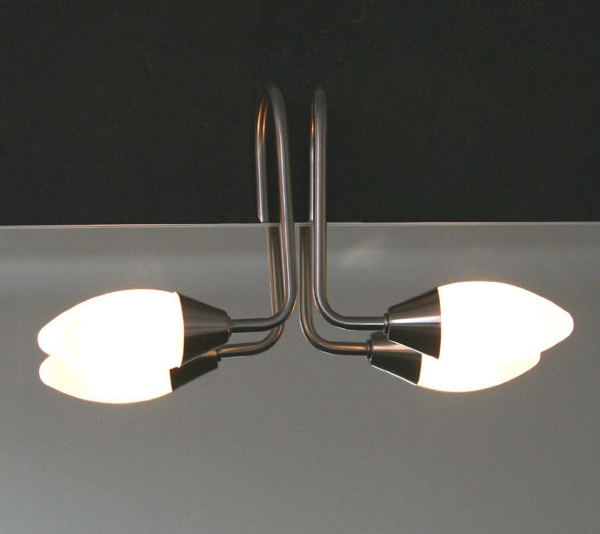 Frank Flechtwaren Spiegelleuchte, Spiegellampe Badleuchte Spiegel Licht Bilderlampe Lampe Leuchte