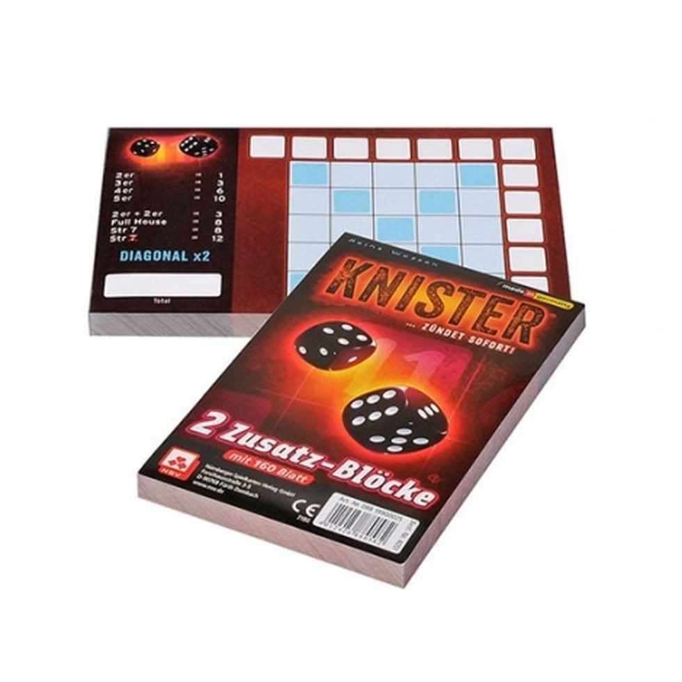 Nürnberger Spielkarten Spiel, Knister - Ersatzblöcke (2 Stück) - deutsch