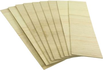 Getzoo Bastelnaturmaterial 3 mm Biegesperrholz, Paulownia Plywood, Sperrholz (240x118), (1-tlg)