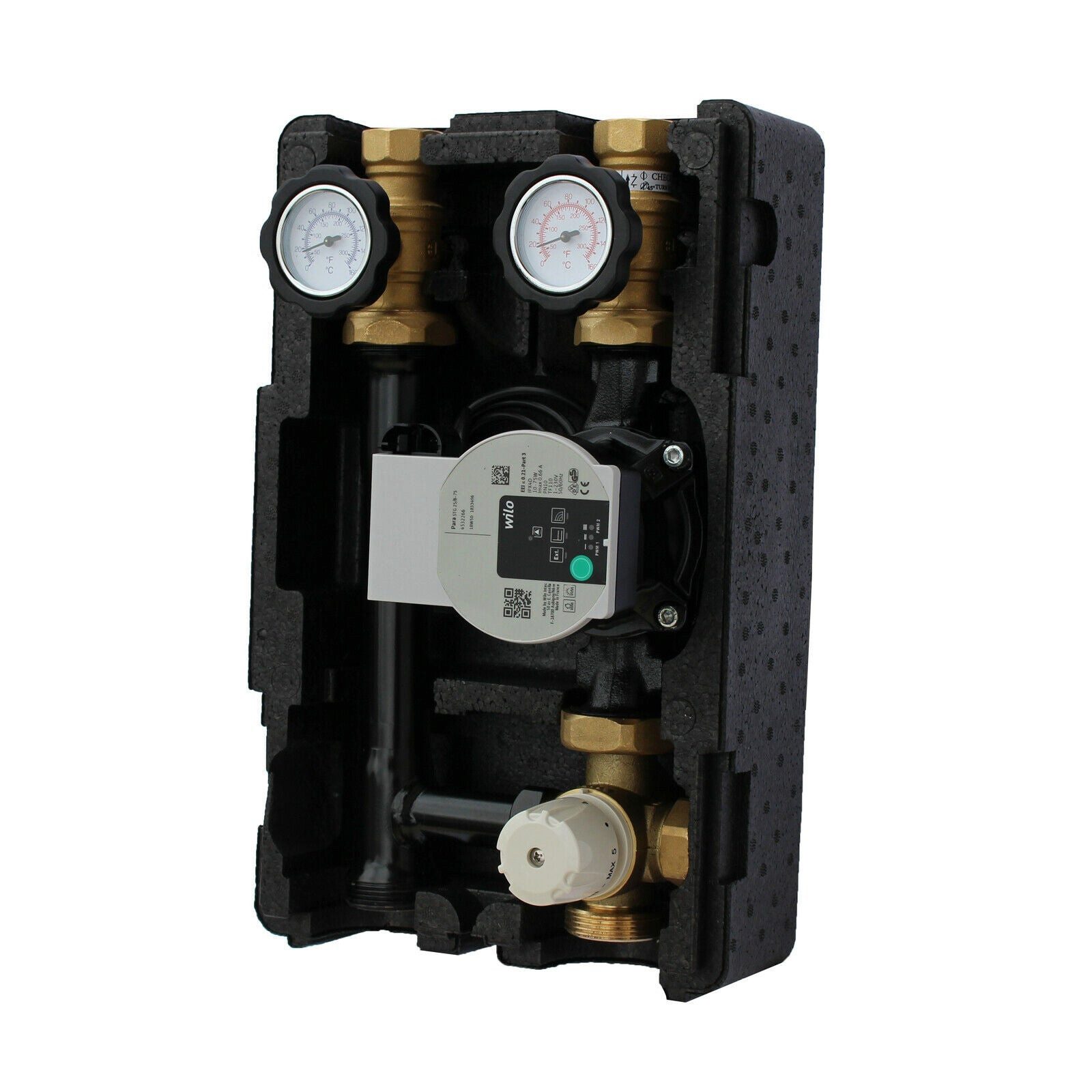 Environ Fußbodenheizung ProfiMix Heizkreispumpengruppe mit Drei-Wege-Mischer, Festwertthermost