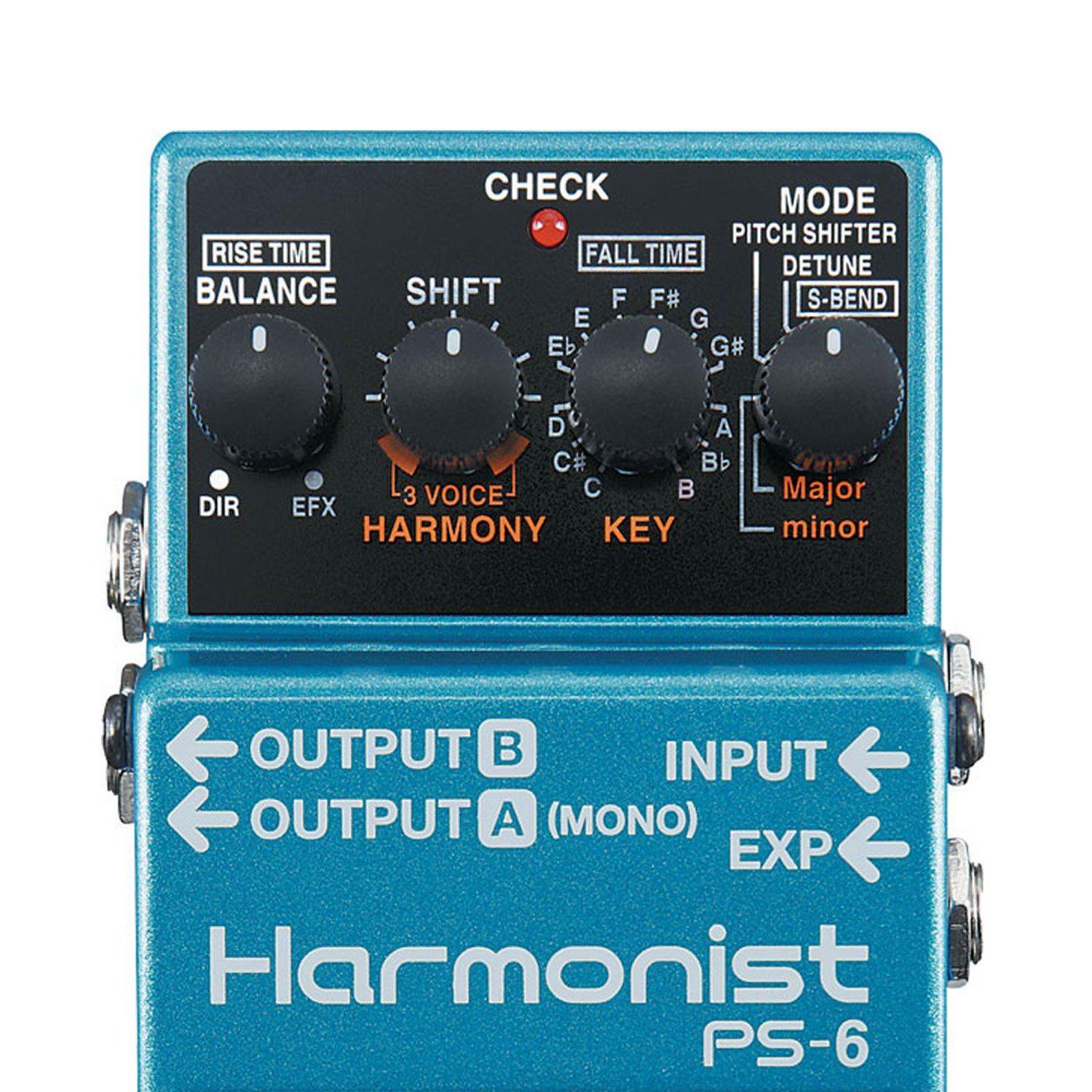 Boss by Roland E-Gitarre Boss PS-6 Harmonist Pitch-Shifter Pedal mit Netzteil, Effektgerät, Bundle, Mit Netzteil