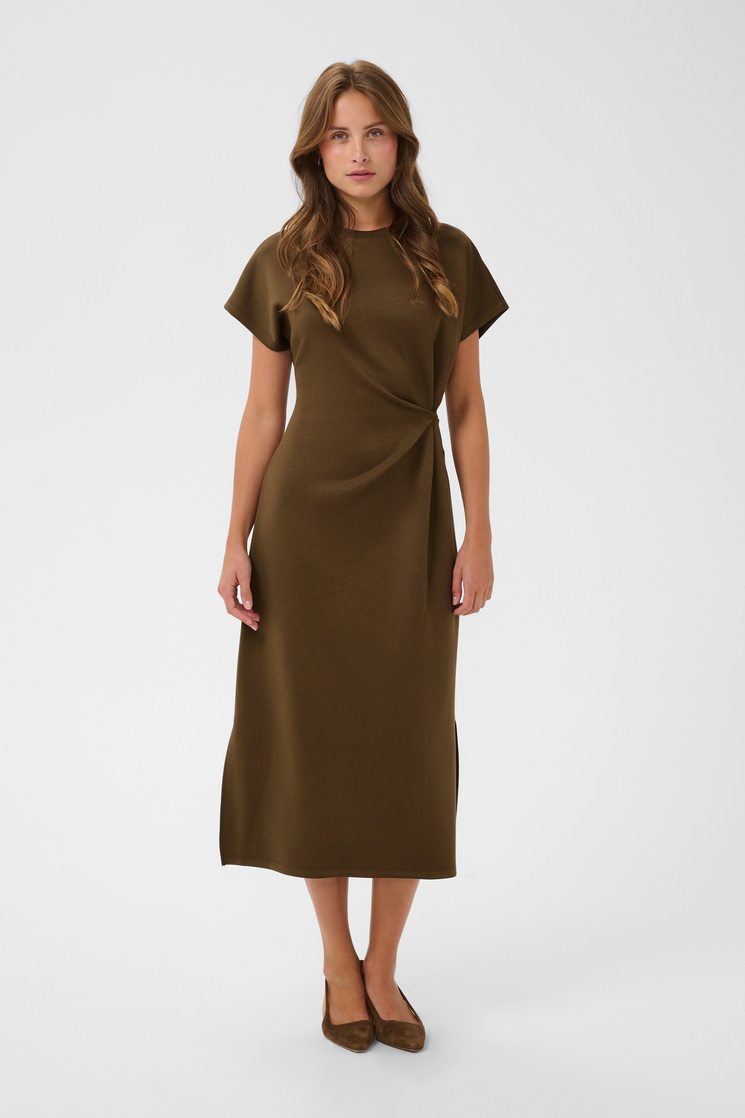 Saint Tropez Midikleid TheoSZ Dress Materialmix, Fitted – Bild 5 von 5