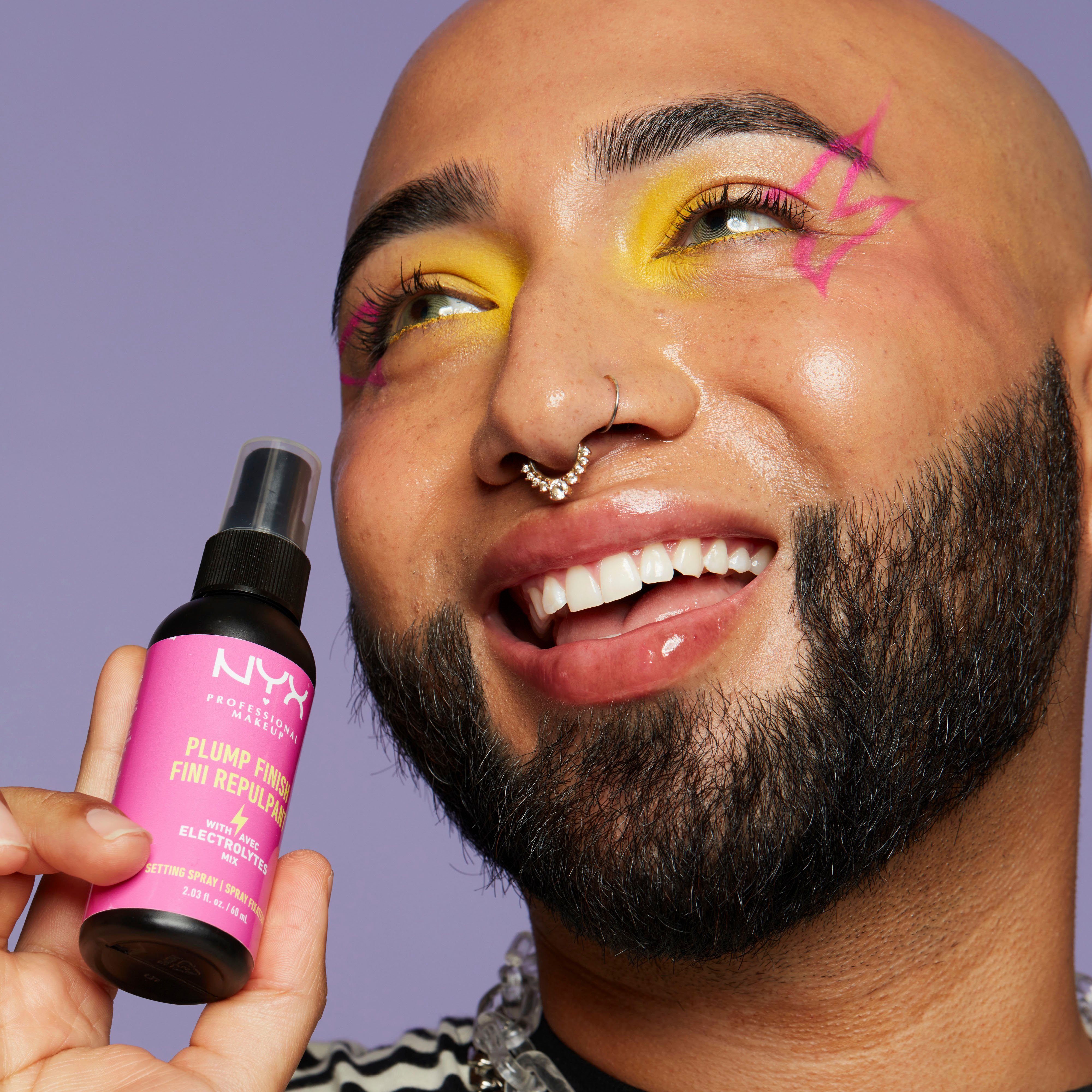 NYX Gesichtsspray Professional Makeup Spray, Setting Finish mit Plump Hyaluron