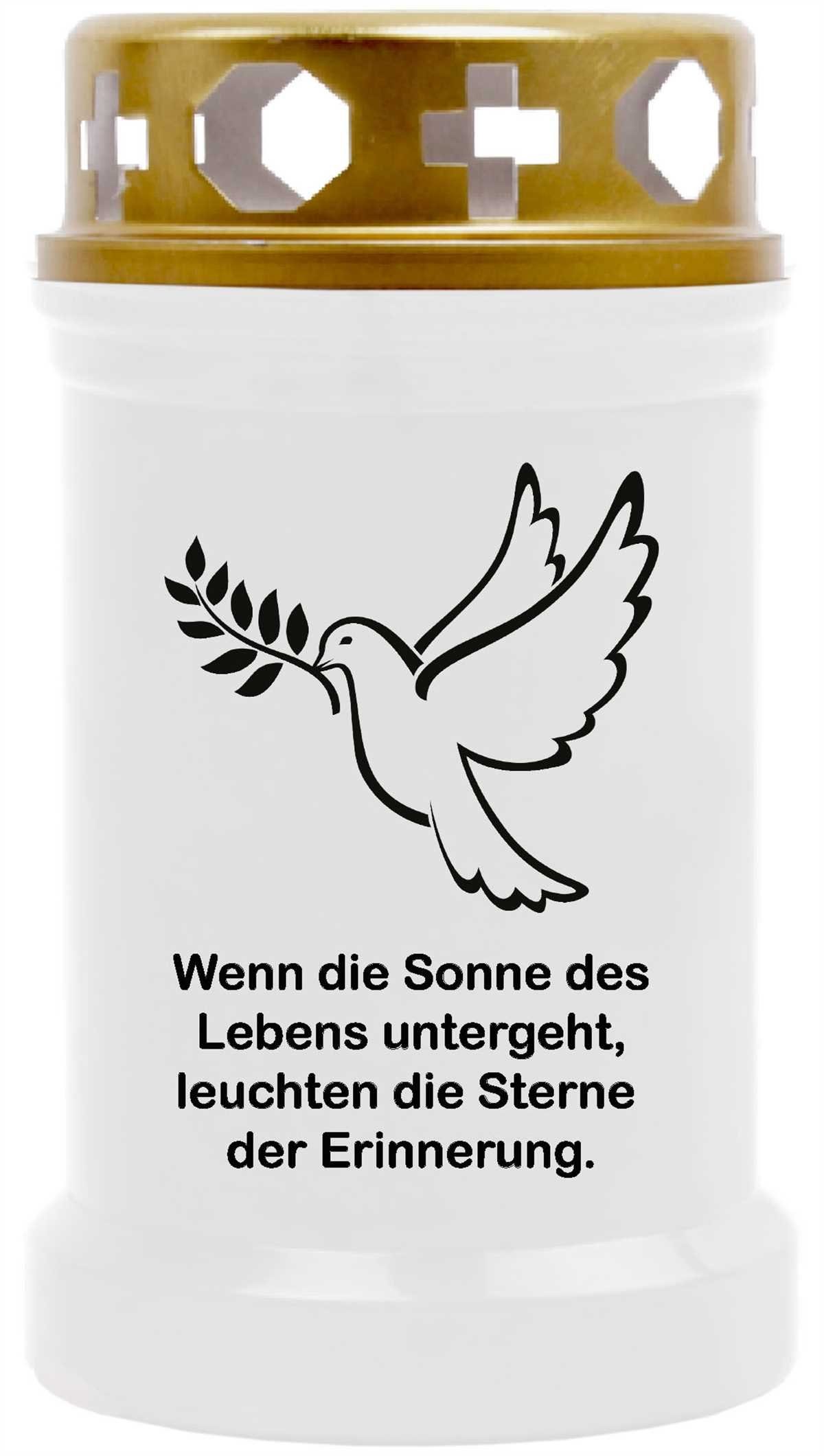HS Candle Grabkerze, Grabkerze Brenndauer 170 günstig online kaufen