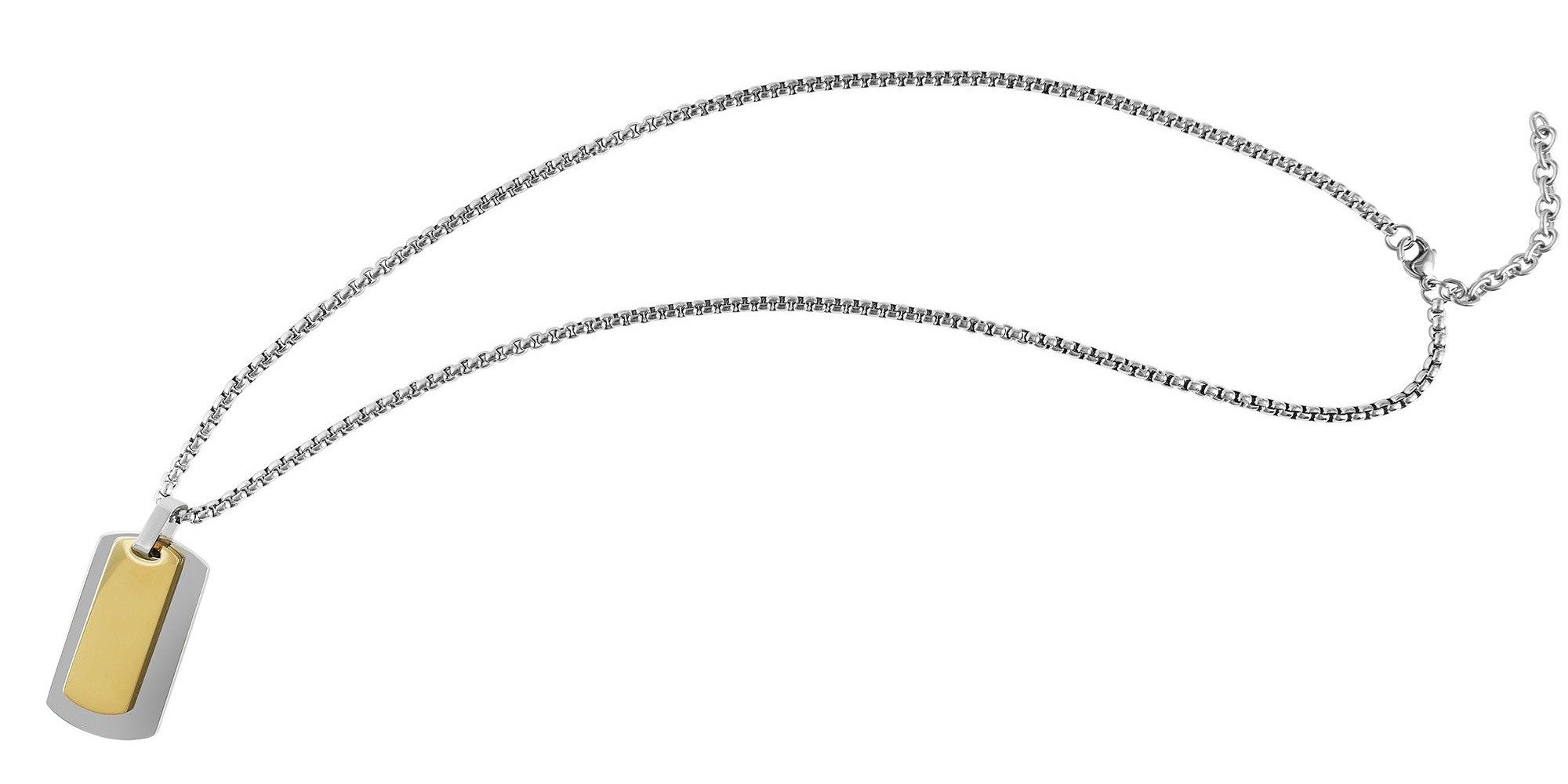 Adelia´s Gliederkette Halskette – Venezianerkette aus Edelstahl 60 cm, Zum Verschenken – passend für viele Anlässe