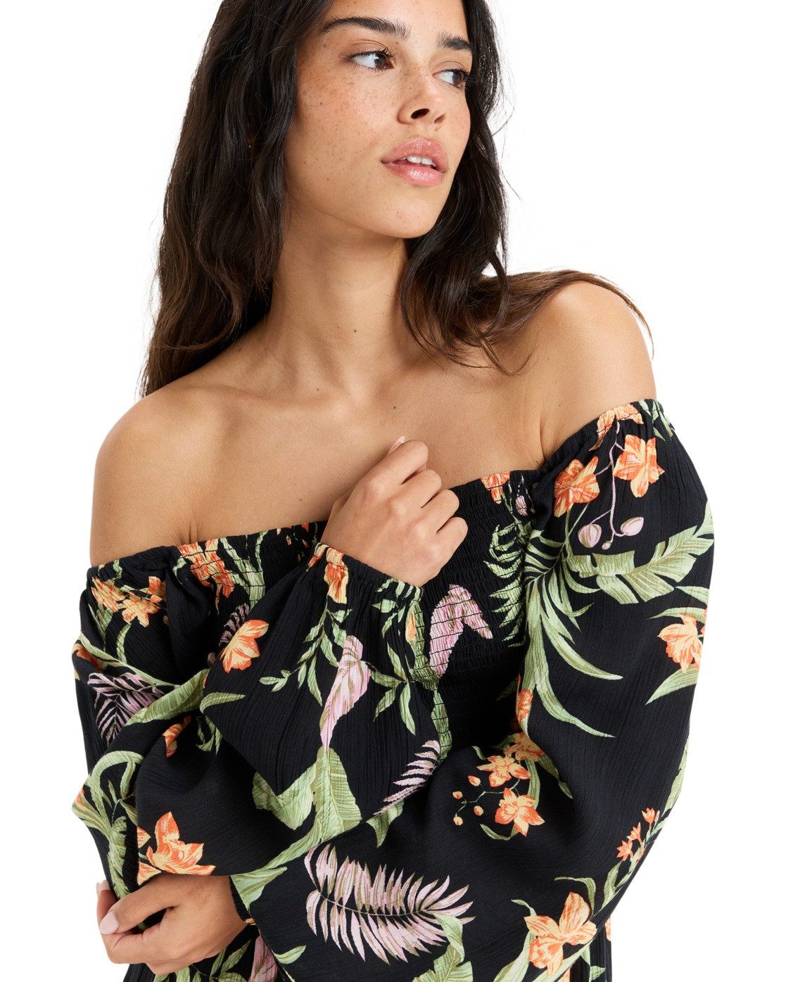 Roxy Maxikleid Black Sands günstig online kaufen