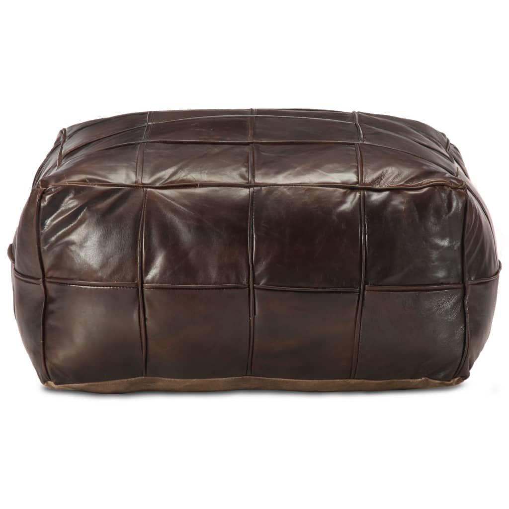 vidaXL Polsterhocker Pouf Dunkelbraun 60 x günstig online kaufen