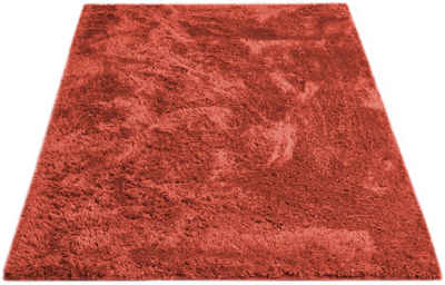 Hochflor-Teppich Posada, Andiamo, rechteckig, Höhe: 32 mm, Uni-Farben, weich & kuschelig, Wohnzimmer