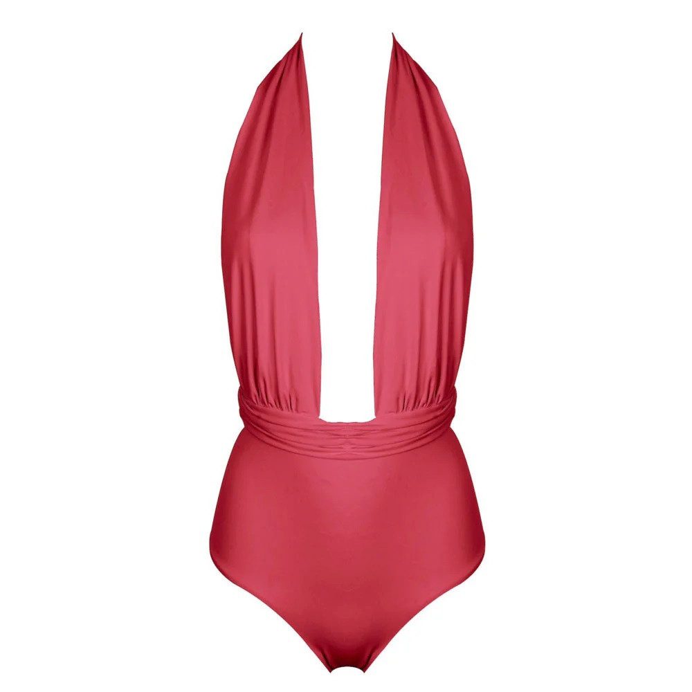 SEA ME SWIM Badeanzug ST.BARTH Swimsuit - coral red günstig online kaufen