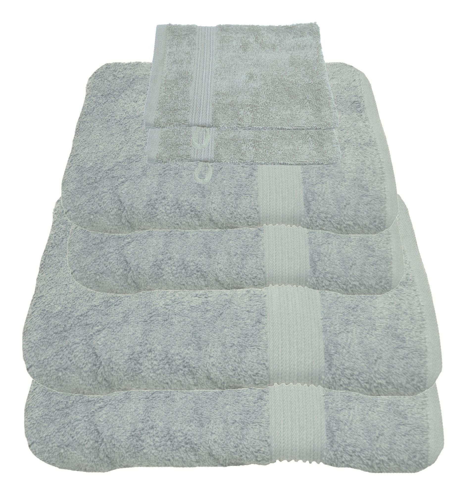 Julie Julsen Handtücher 6-Handtücher-Silber, Baumwolle (6-St) günstig online kaufen