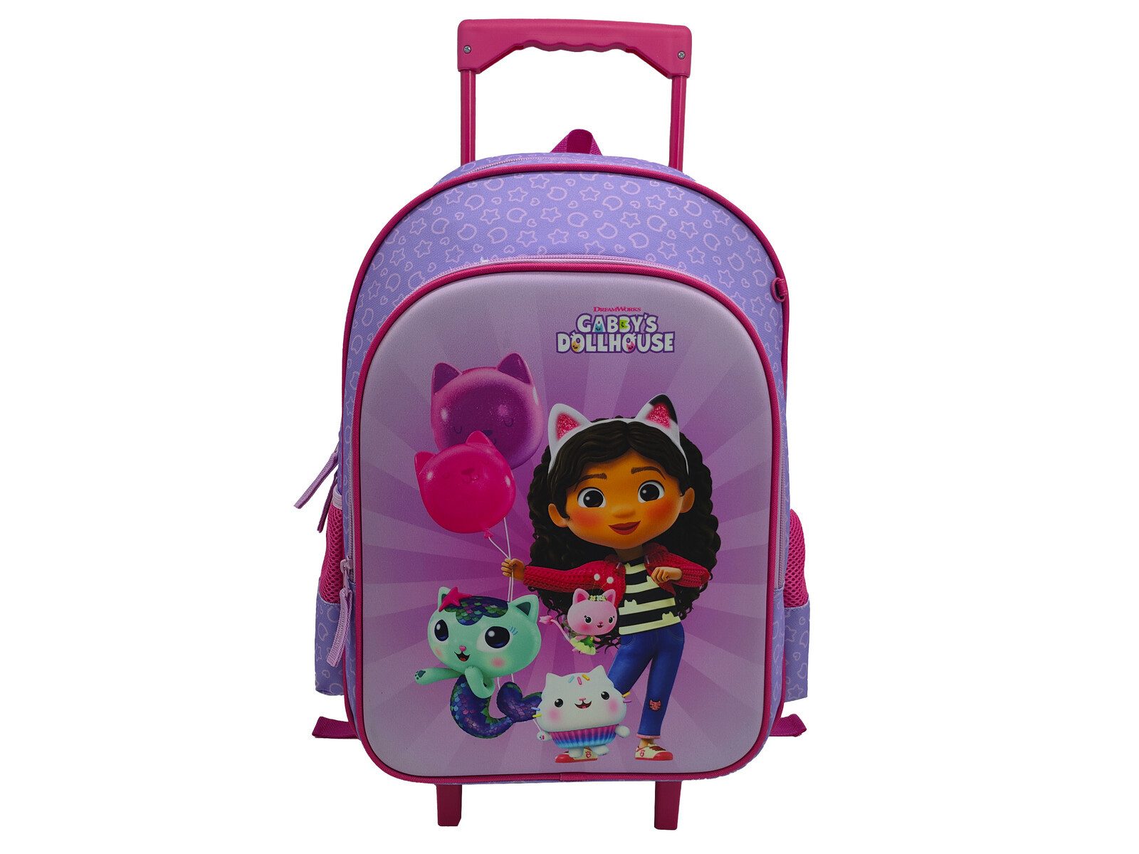 Gabby's Dollhouse Kinderrucksack Gabby Schul Trolley Set 3-teilig Kinder Karaoke (1-tlg)