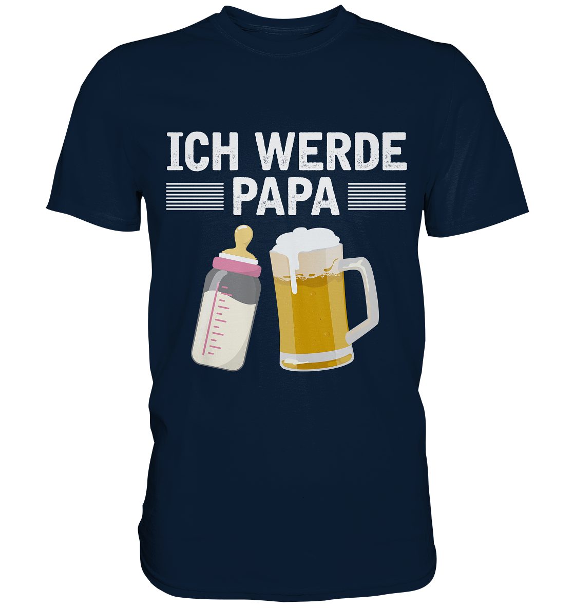 T-Shirt Ich werde Papa Herren Premium T-Shirt