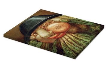 Posterlounge Leinwandbild Giuseppe Arcimboldo, Der Gemüsegärtner oder Ein Scherz mit Gemüse, Malerei