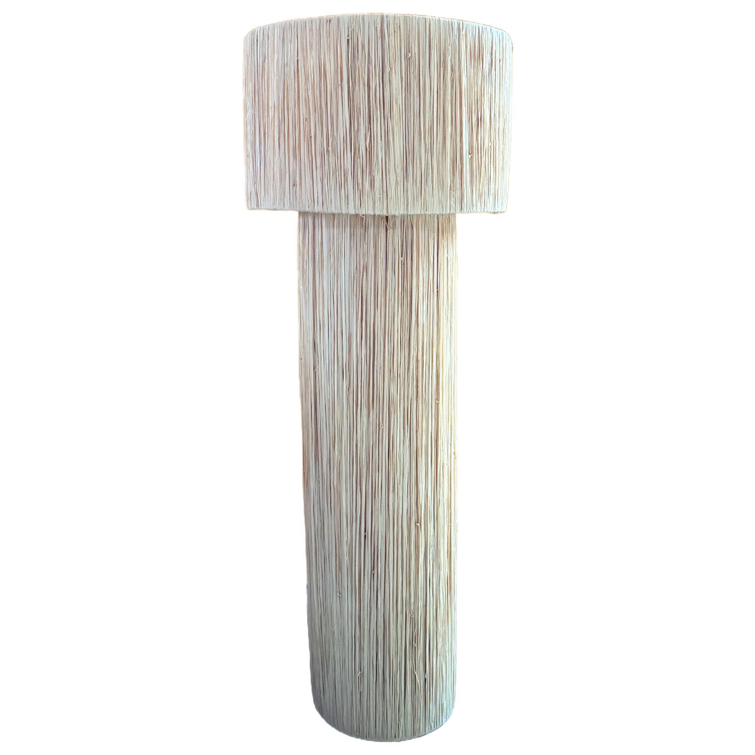 Marrakesch Orient & Mediterran Interior Stehlampe Boho Deko Stehlampe Lampe Standleuchte Waya Beige 110cm, 2x E27, Handwäsche
