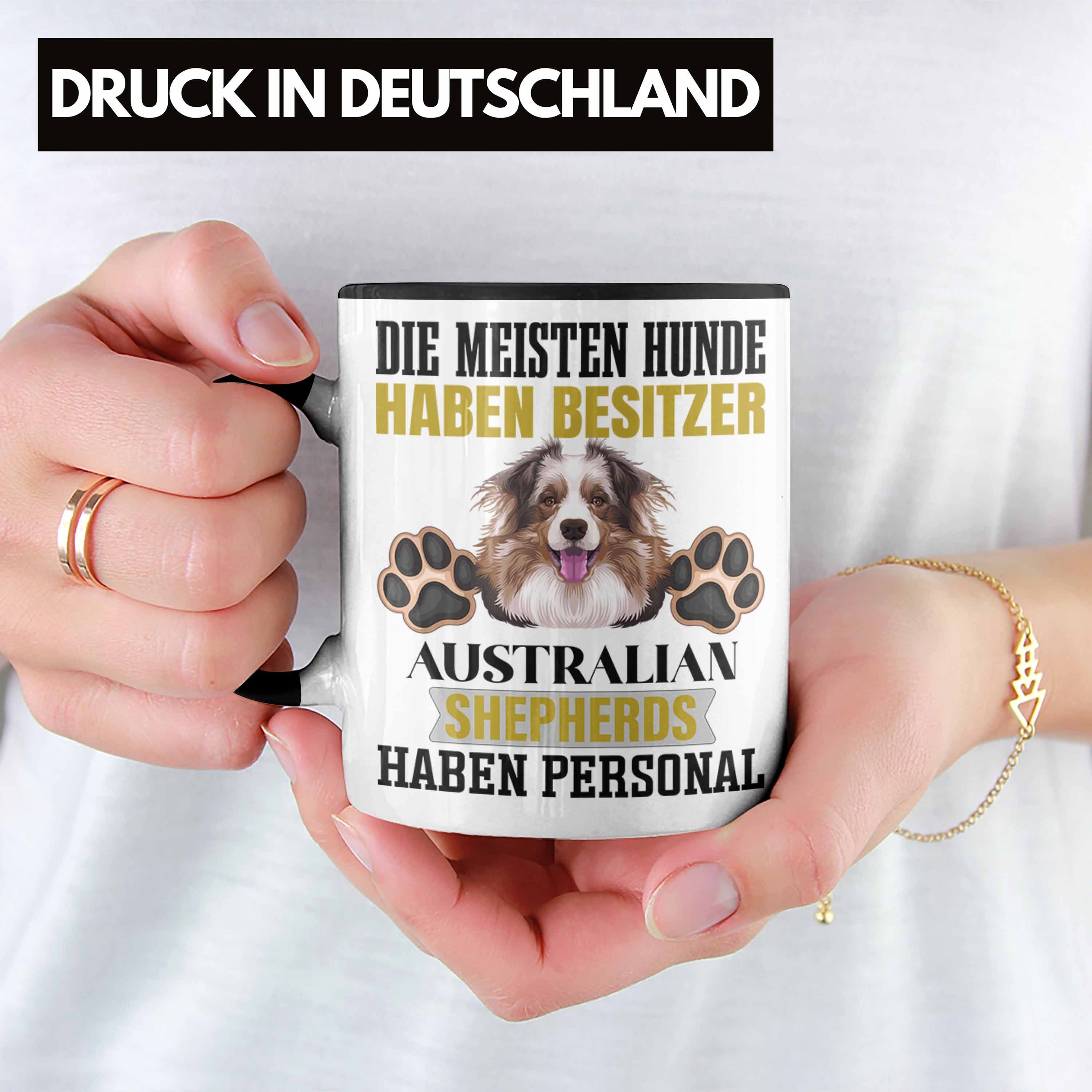 Spruch Lustiger Besitzer Tasse Geschenkid Trendation Geschenk Tasse Schwarz Australian Shepherd