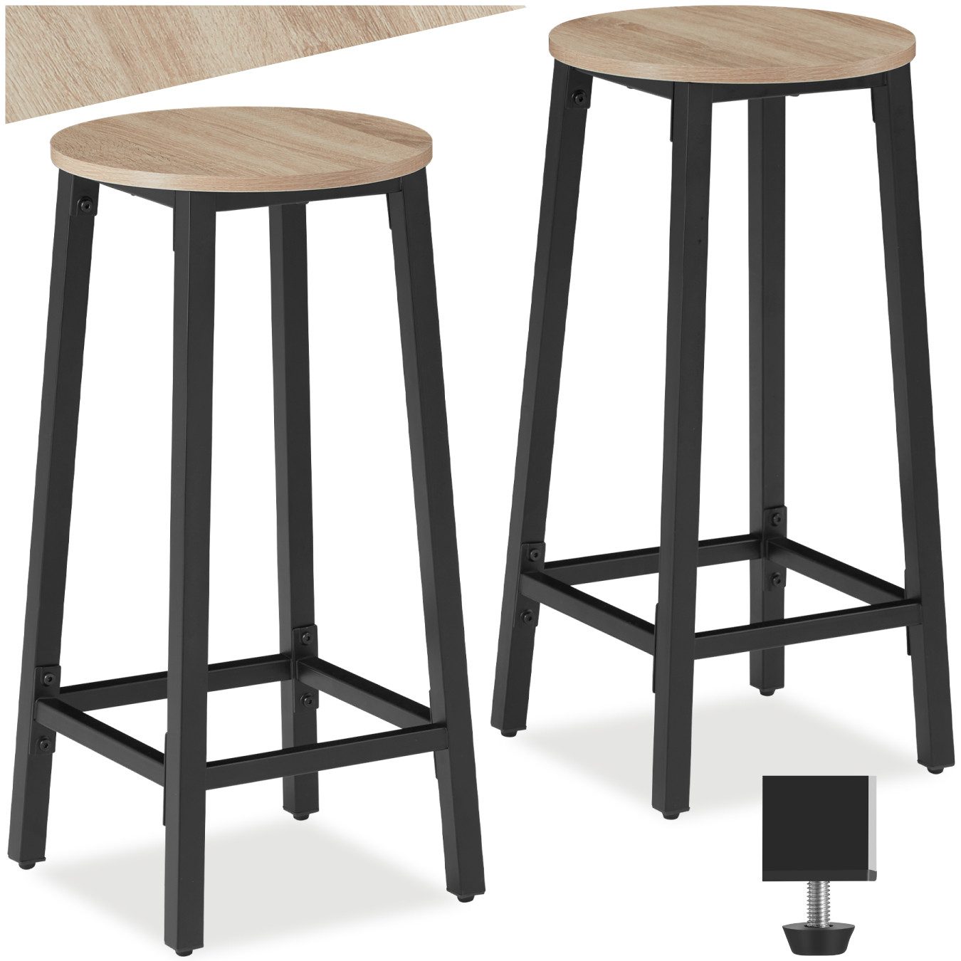 Barhocker 2er Set Barhocker