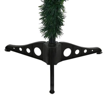 vidaXL Künstlicher Weihnachtsbaum Weihnachtsbaum Gefrostet mit Beleuchtung Kugeln Zapfen 150 cm