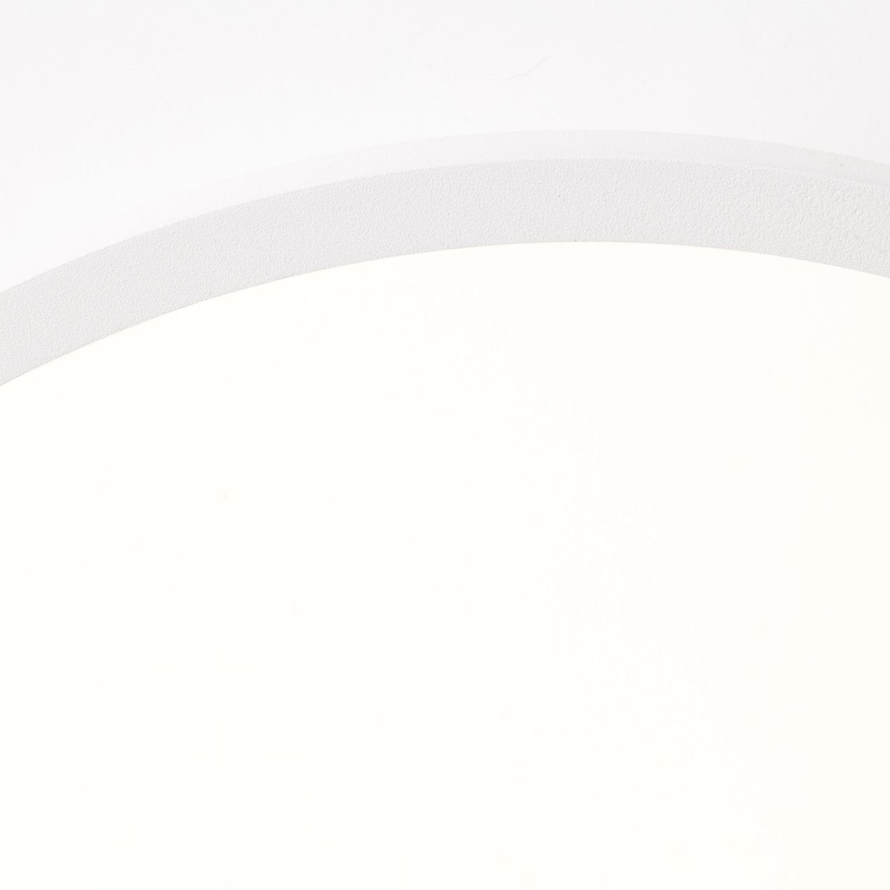 L 2700K, Brilliant Buffi Deckenleuchte LED sand/weiß/warmweiß 35cm 24W Lampe Deckenaufbau-Paneel Buffi, 1x
