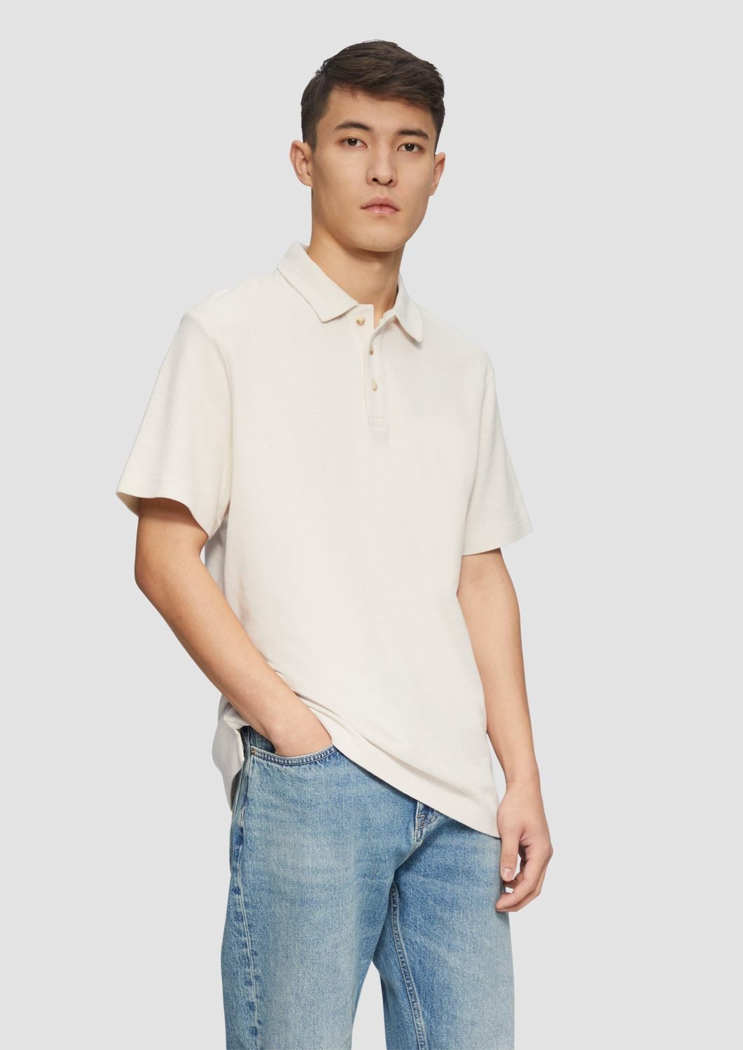 s.Oliver Poloshirt Poloshirt mit Waffelstruktur und günstig online kaufen