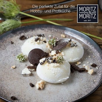 Moritz & Moritz Dessertteller Dessert Teller Set beige, (6 St), für 6 Personen spülmaschinen- und mikrowellengeeignet