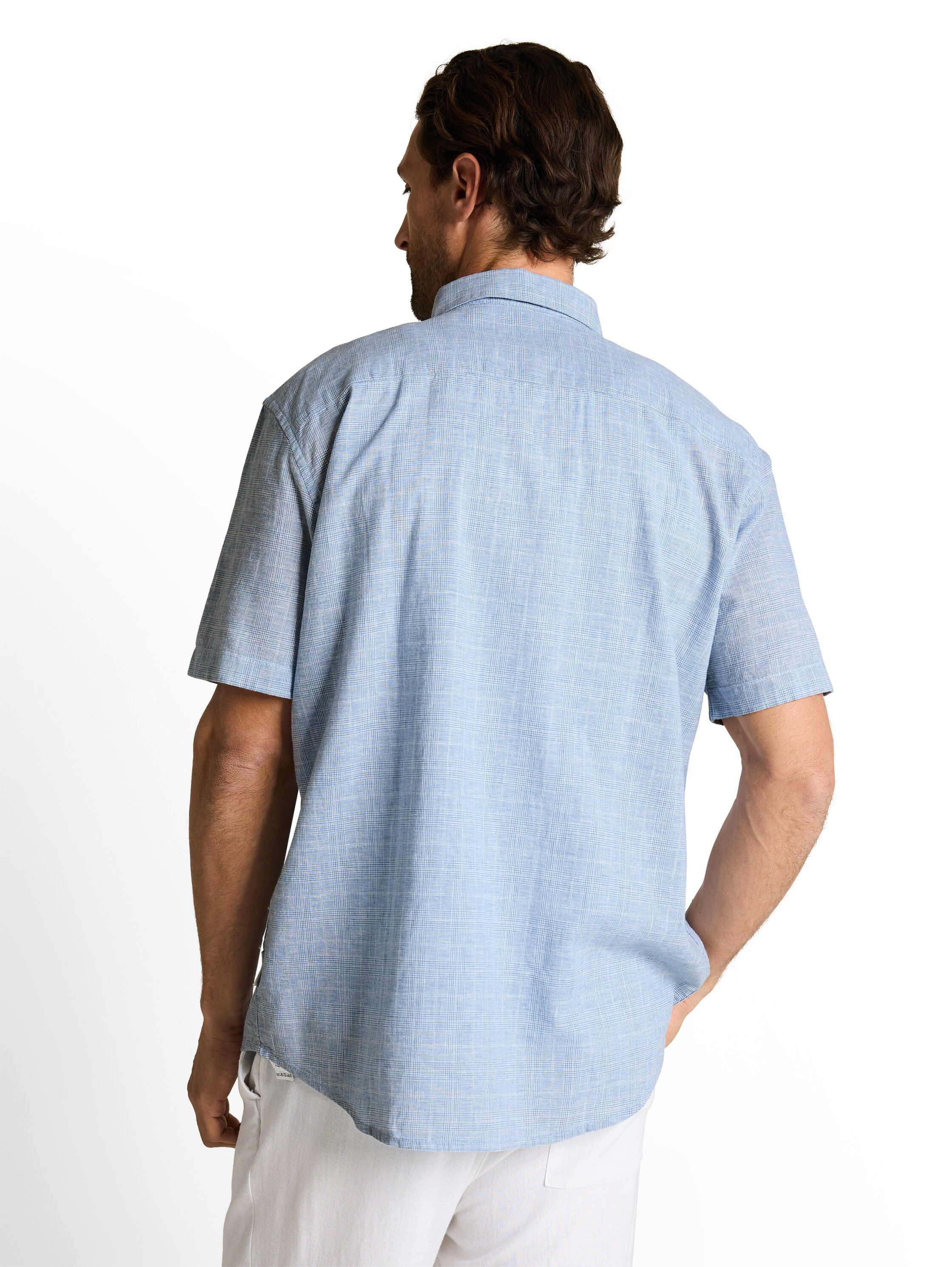 TOM TAILOR Kurzarmhemd mit Button-Down Kragen