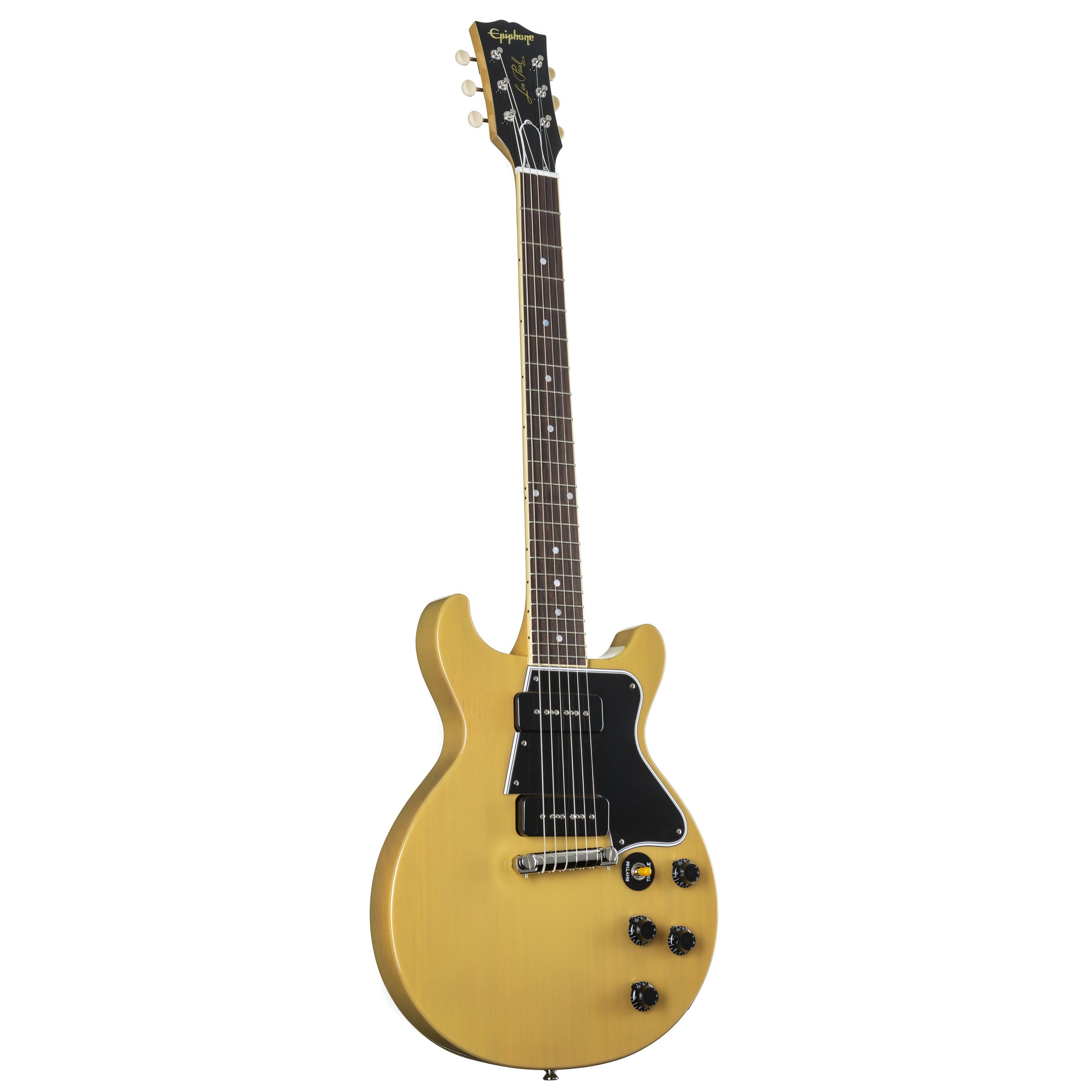 Epiphone E-Gitarre, E-Gitarren, Single Cut Modelle, 1960 Les Paul Special Double Cut Reissue TV Yellow - Single Cut