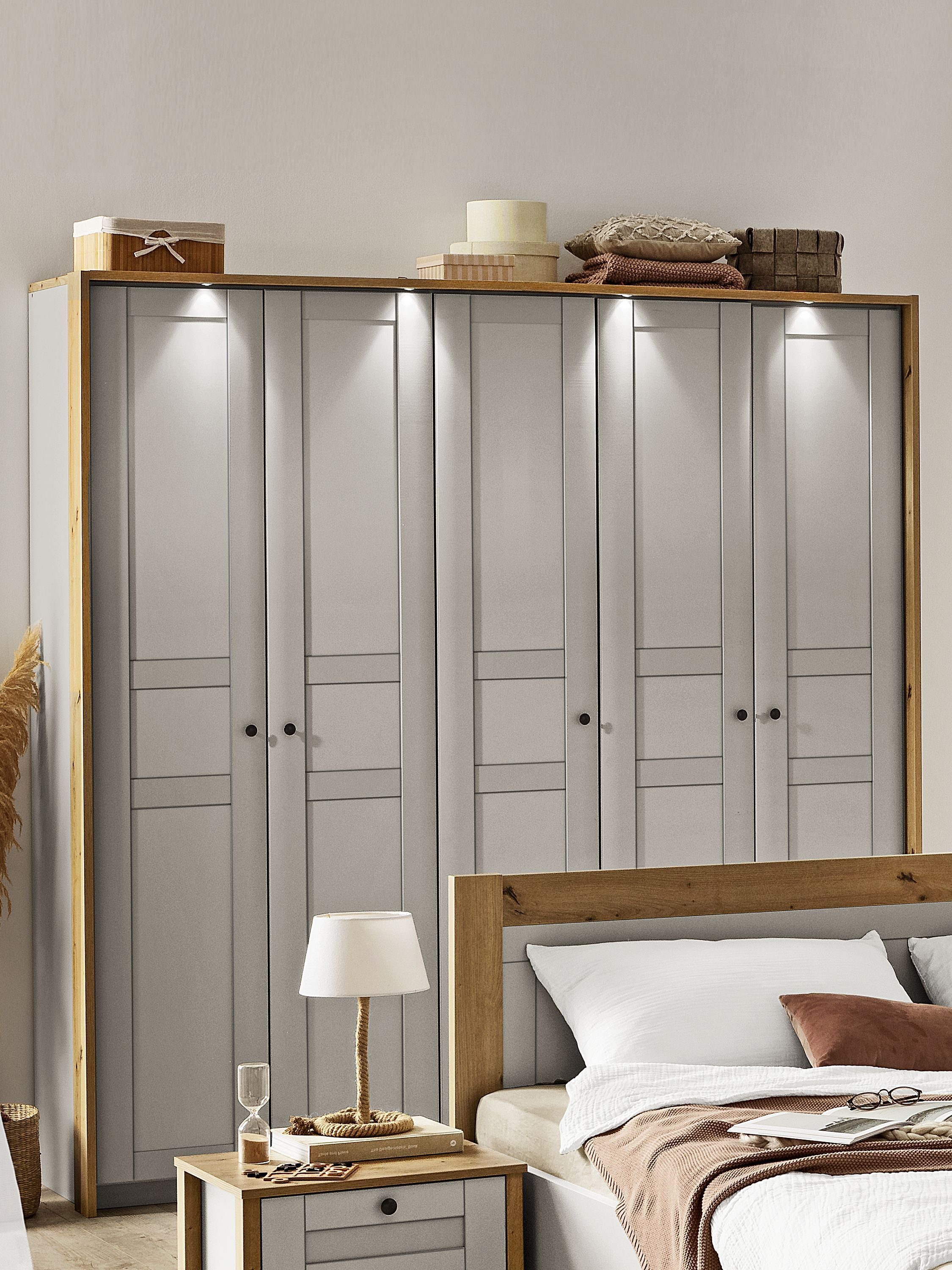 SANSIBAR Living Kleiderschrank SANSIBAR cm cm) 226x229x52 Kleiderschrank BHT (BHT TIBRO 226x229x52 Kleiderschrank