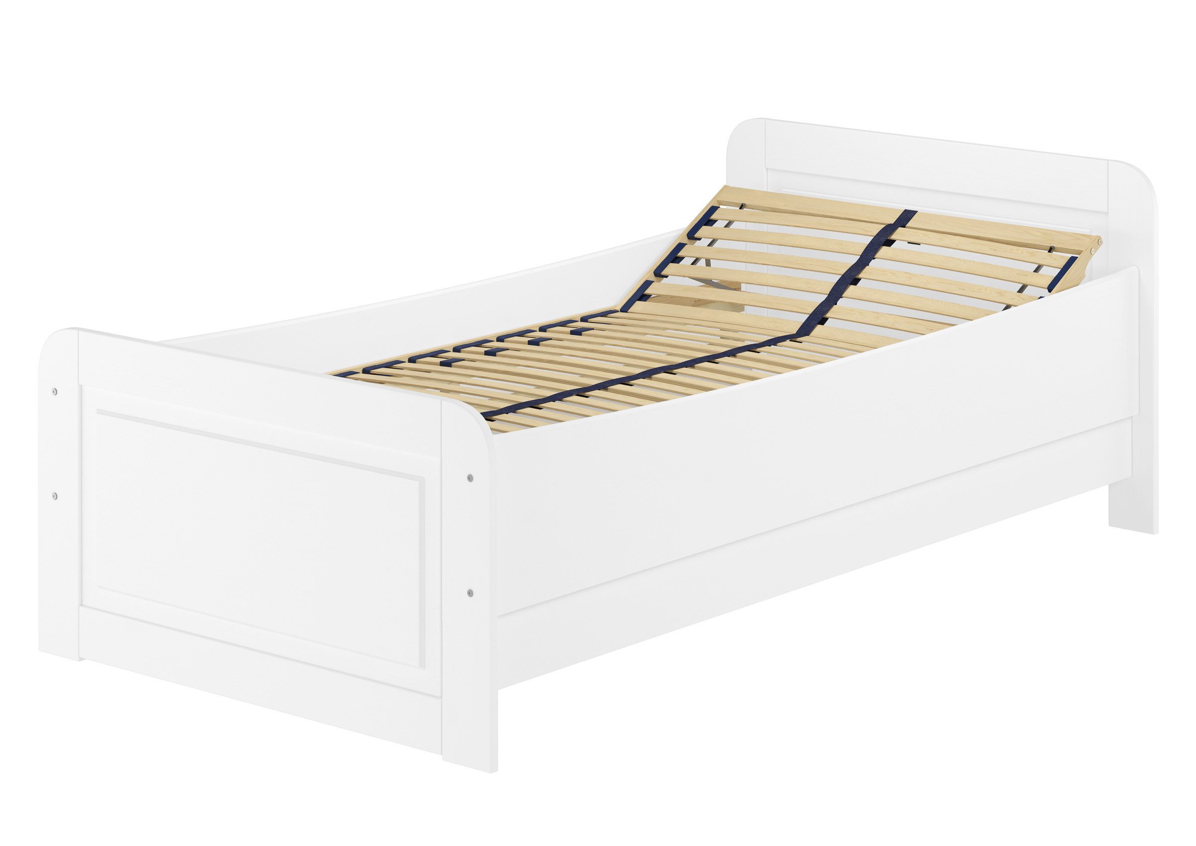 ERST-HOLZ Bett Weißes Seniorenbett 90 x günstig online kaufen