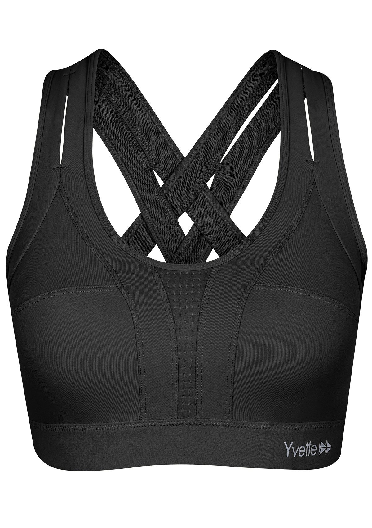 Yvette Sport-BH Starker halt, gekreuzt Rücken, mit Cups, H0100003 günstig online kaufen
