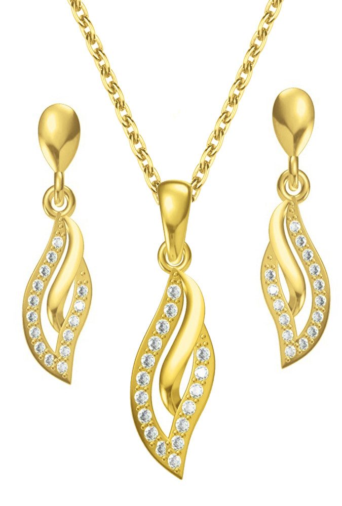 Limana Schmuckset 925 Silber Halskette Kette Ohrringe Ohrstecker Anhänger g günstig online kaufen