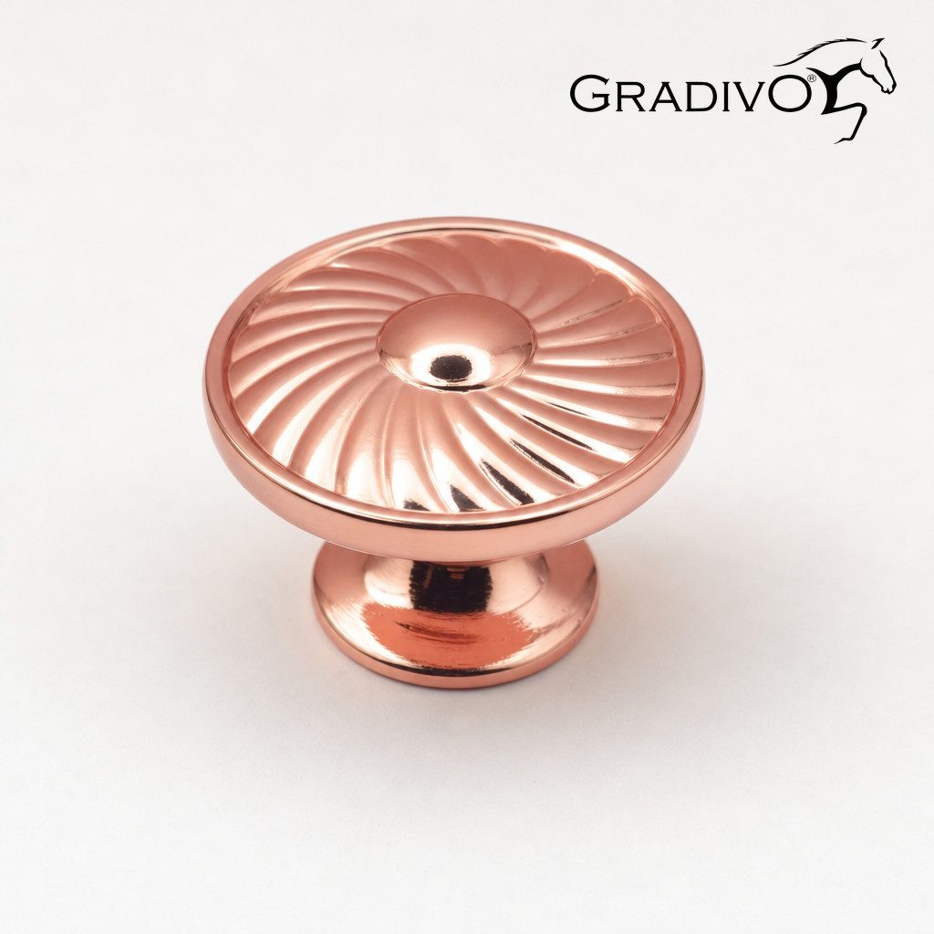 Gradivo Möbelgriff Schrankknopf Schubladenknopf 221 - Rosegold