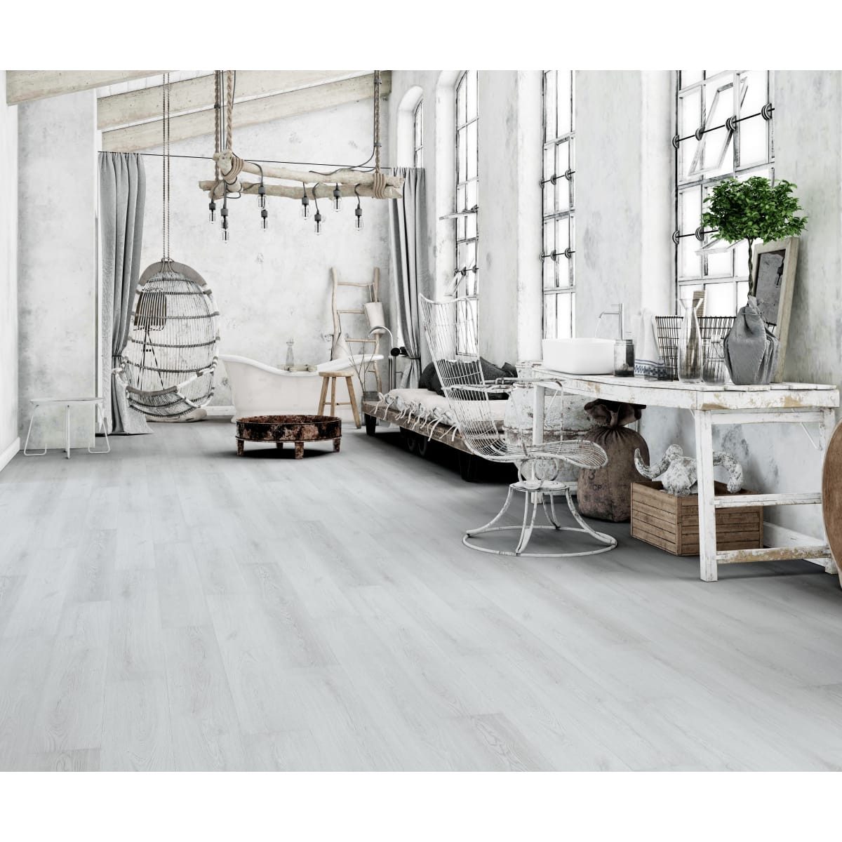 BASICfloor Vinylboden Vinylboden Kanaren Eiche Fuerteventura Landhausdiele