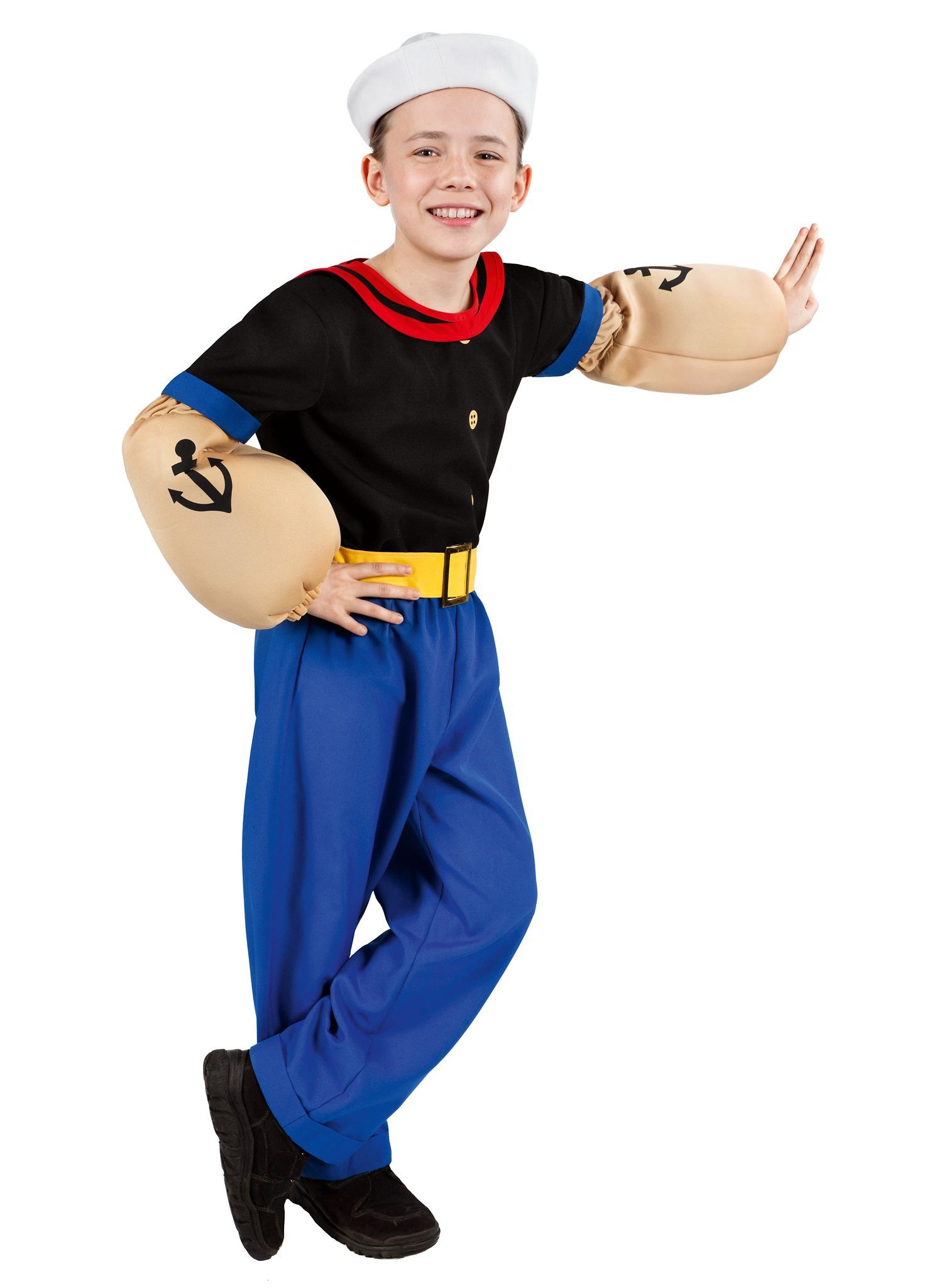 Kostüm Popeye Kinderkostüm - Comic Seemann Matrose