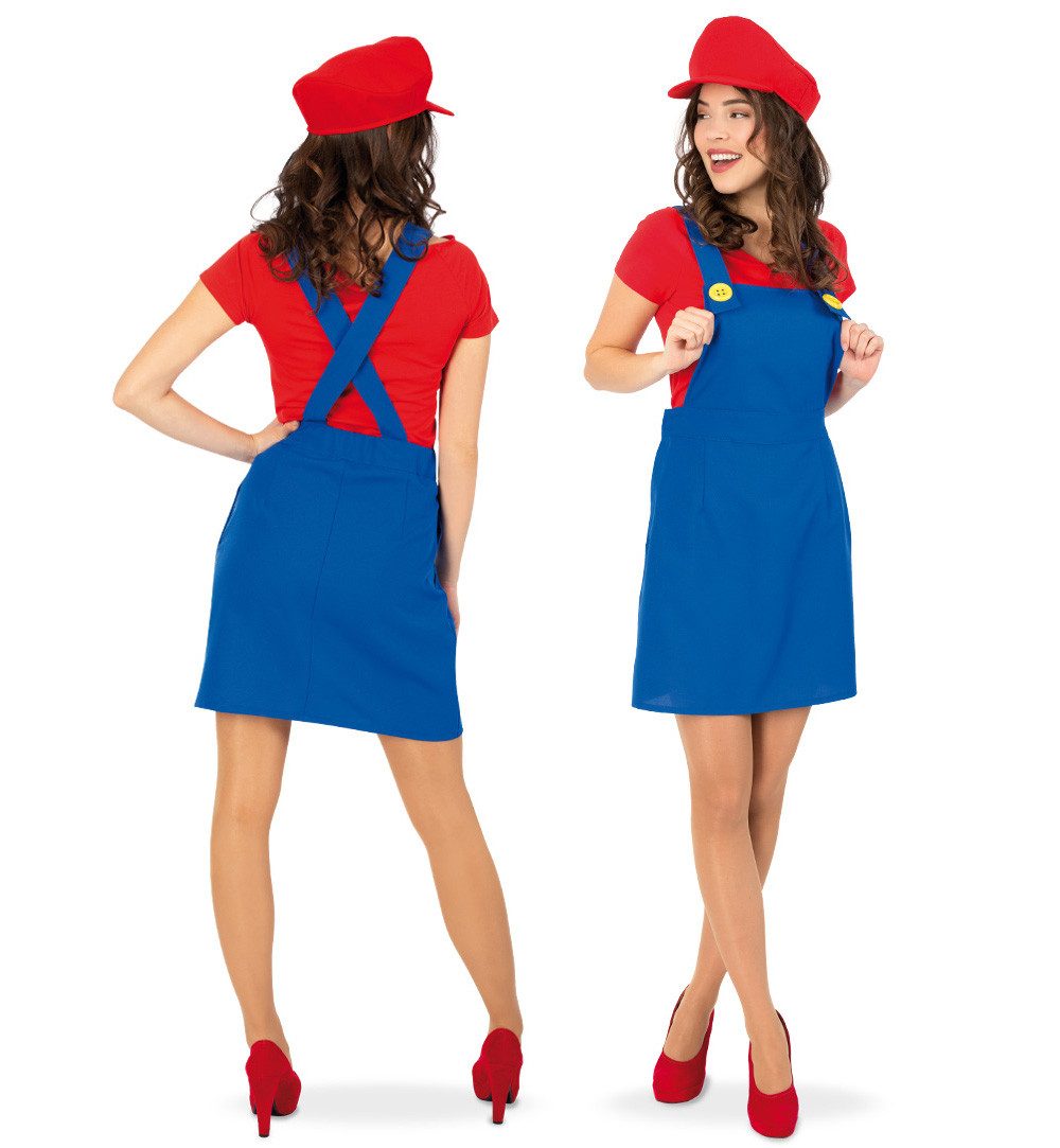 Fries Latzrock Latzrock Blau Kostüm Kleid günstig online kaufen