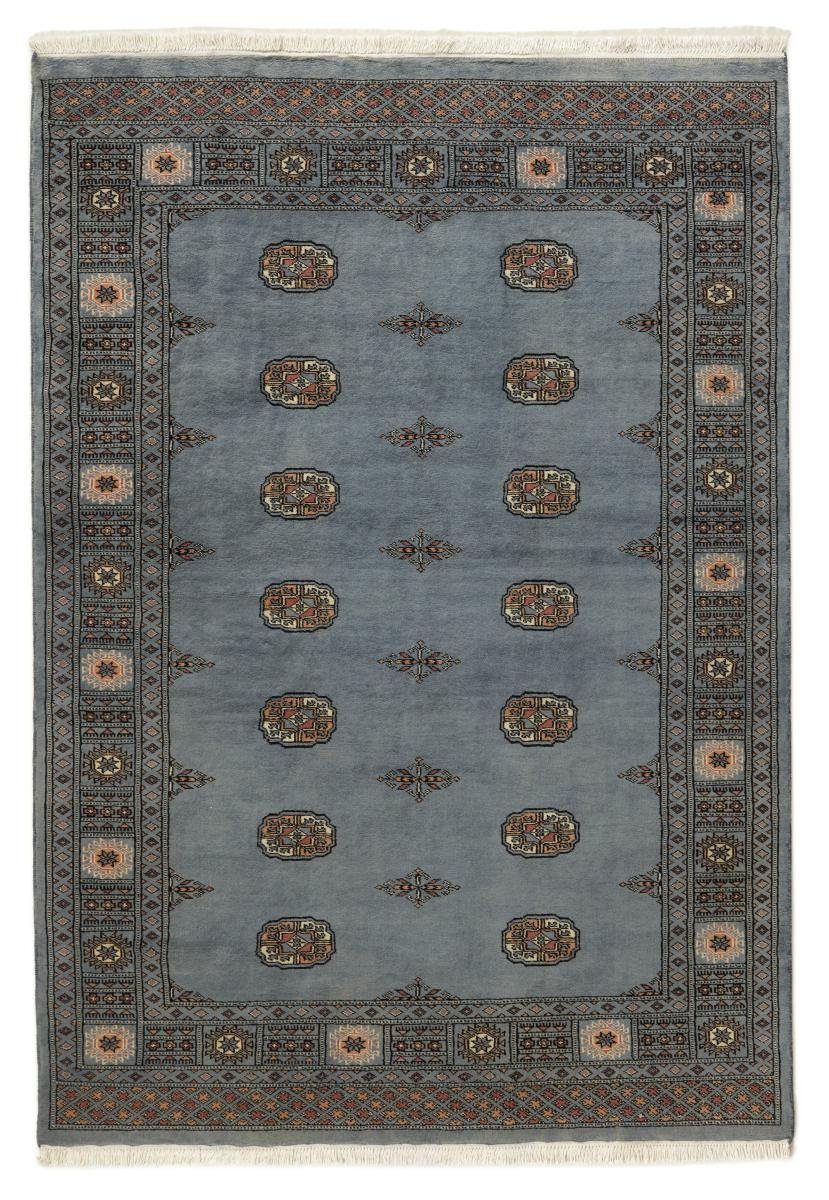 Orientteppich Pakistan Buchara 3ply 141x201 Handgeknüpfter Orientteppich, Nain Trading, rechteckig, Höhe: 8 mm