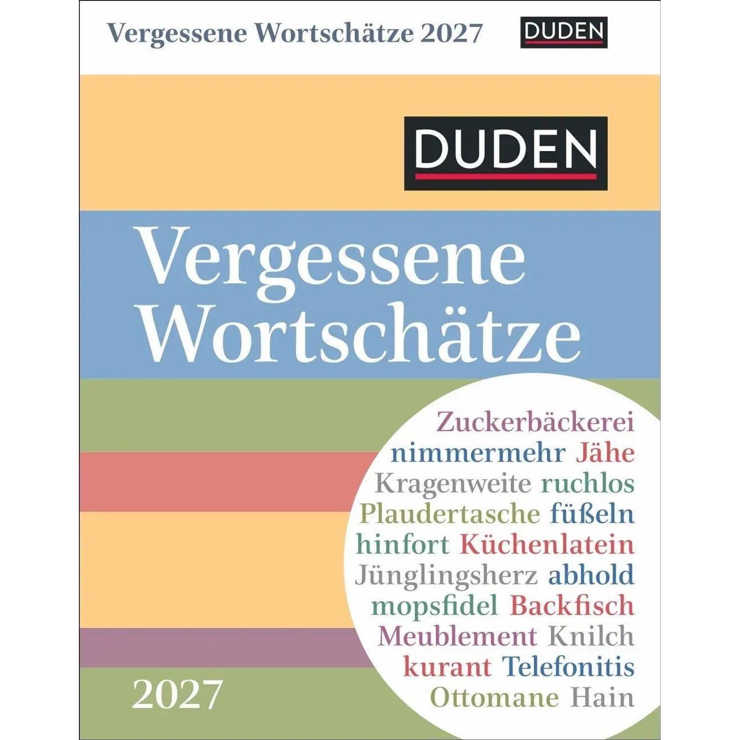 Harenberg Kalender Verlag Abreißkalender Duden Vergessene Wortschätze Tagesabreißkalender 2027