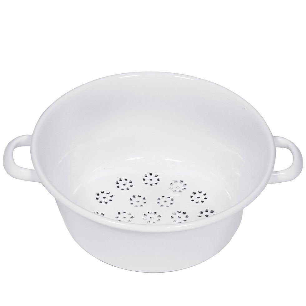 Riess Seiher Classic Weiss, Emaille, 26 cm