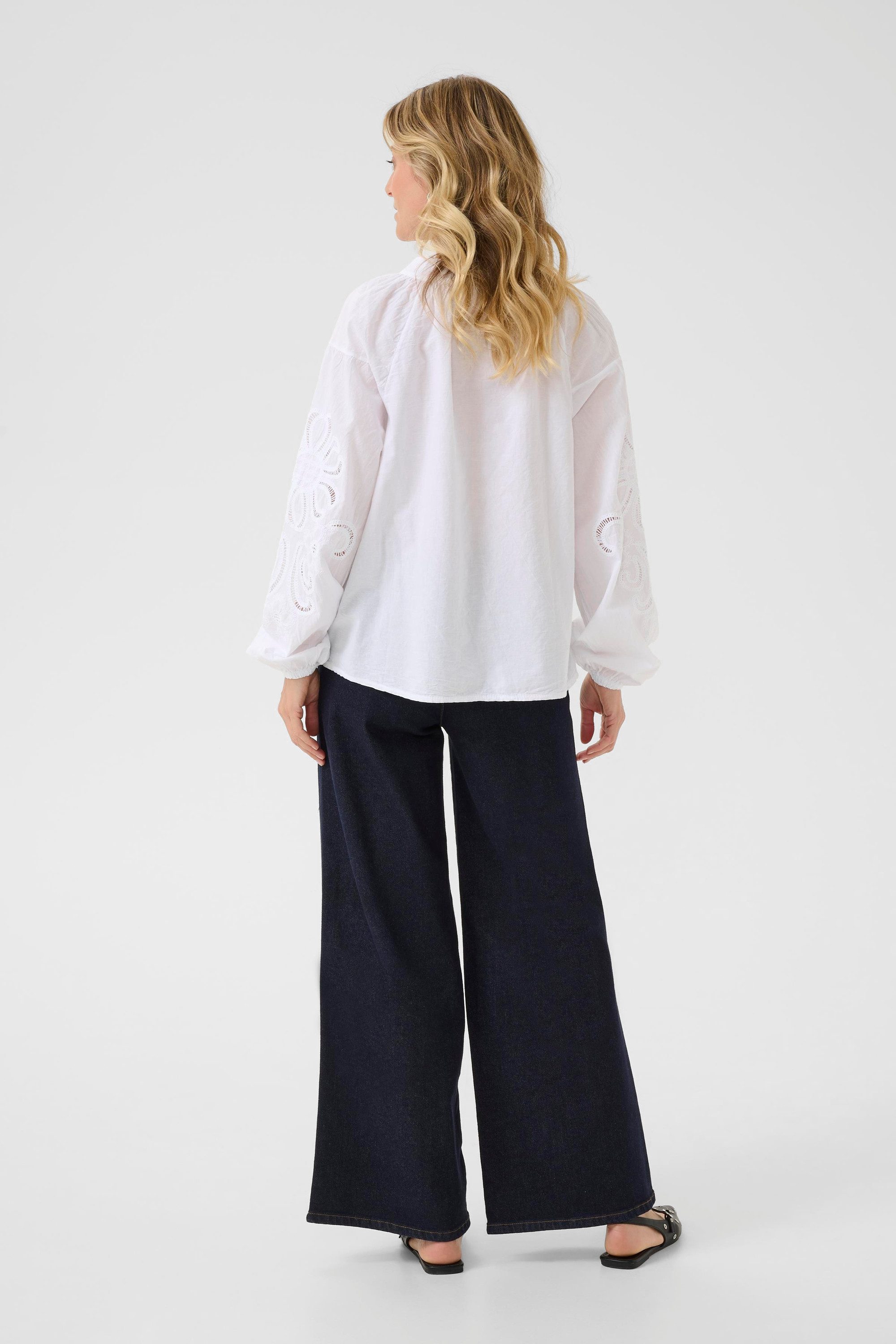 Langarmbluse Langarm-Bluse CRTimia