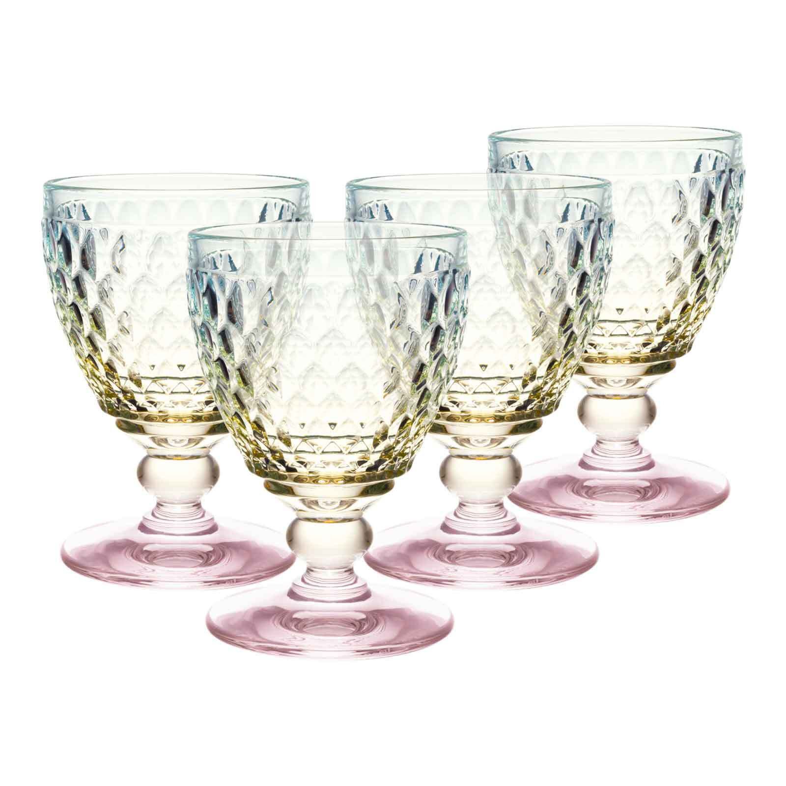 Villeroy & Boch Glas Boston Pearl Wasserkelche 250 ml 4er Set, 4-tlg., Glas