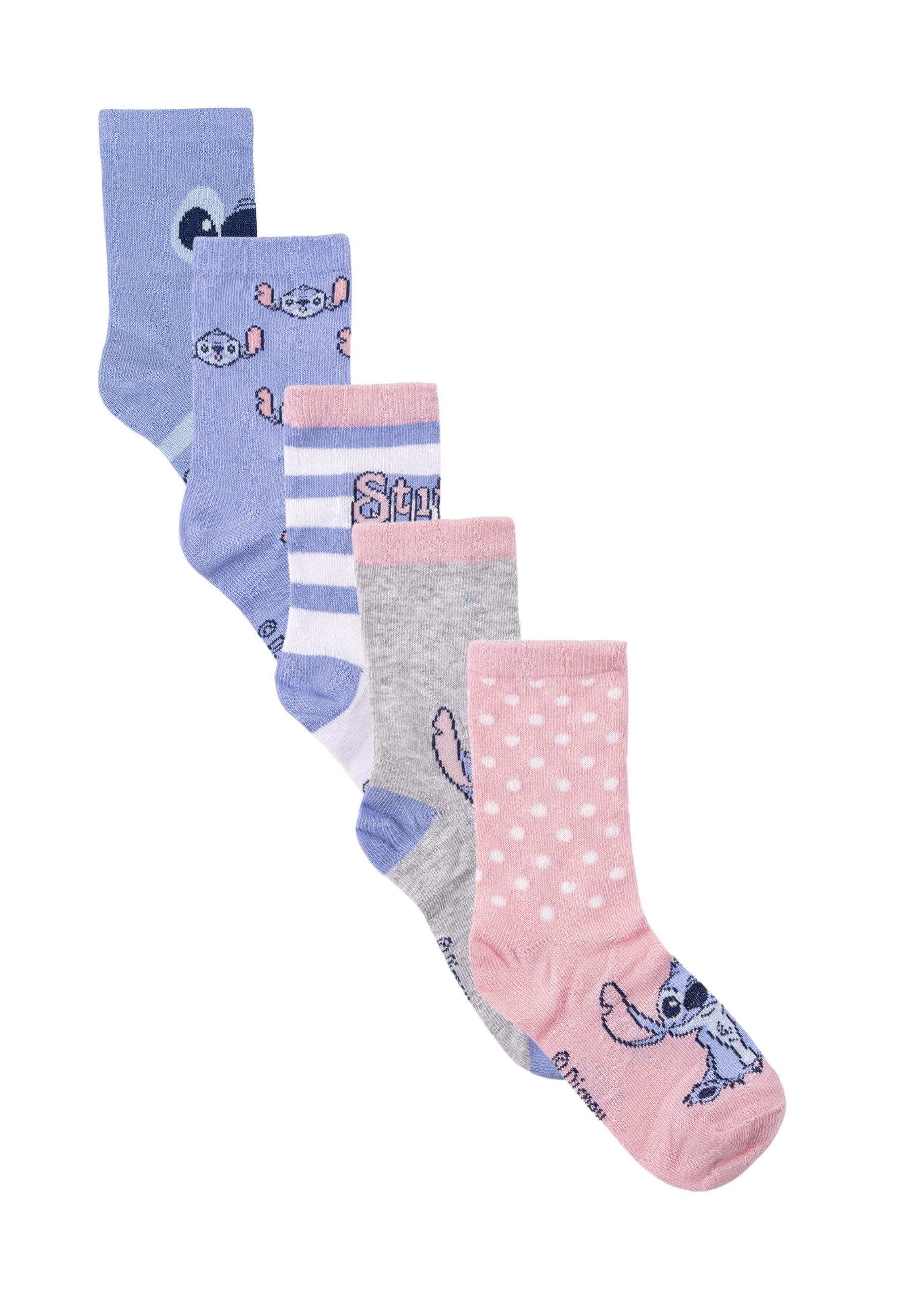 Disney Socken Socken Pack 5-teilig Stitch (Set)
