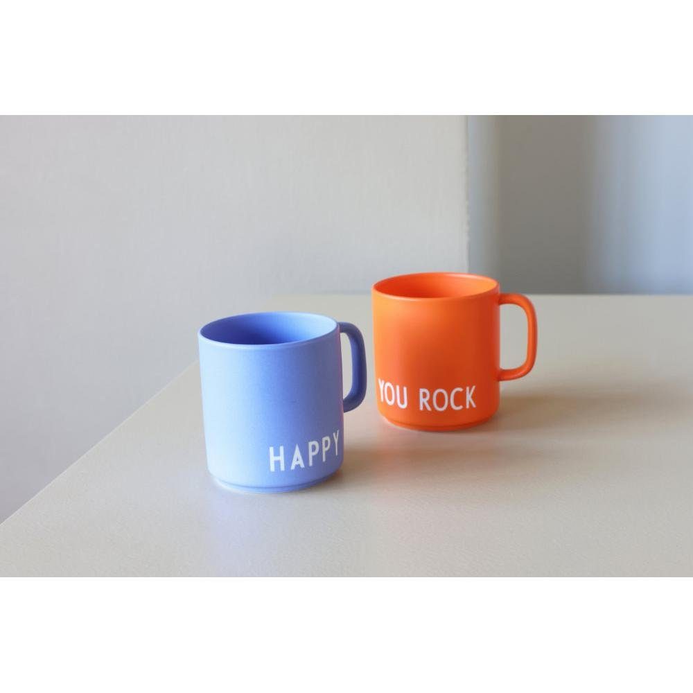 Becher Iris Tasse Favourite Letters Design Henkel Happy mit Cup Pale