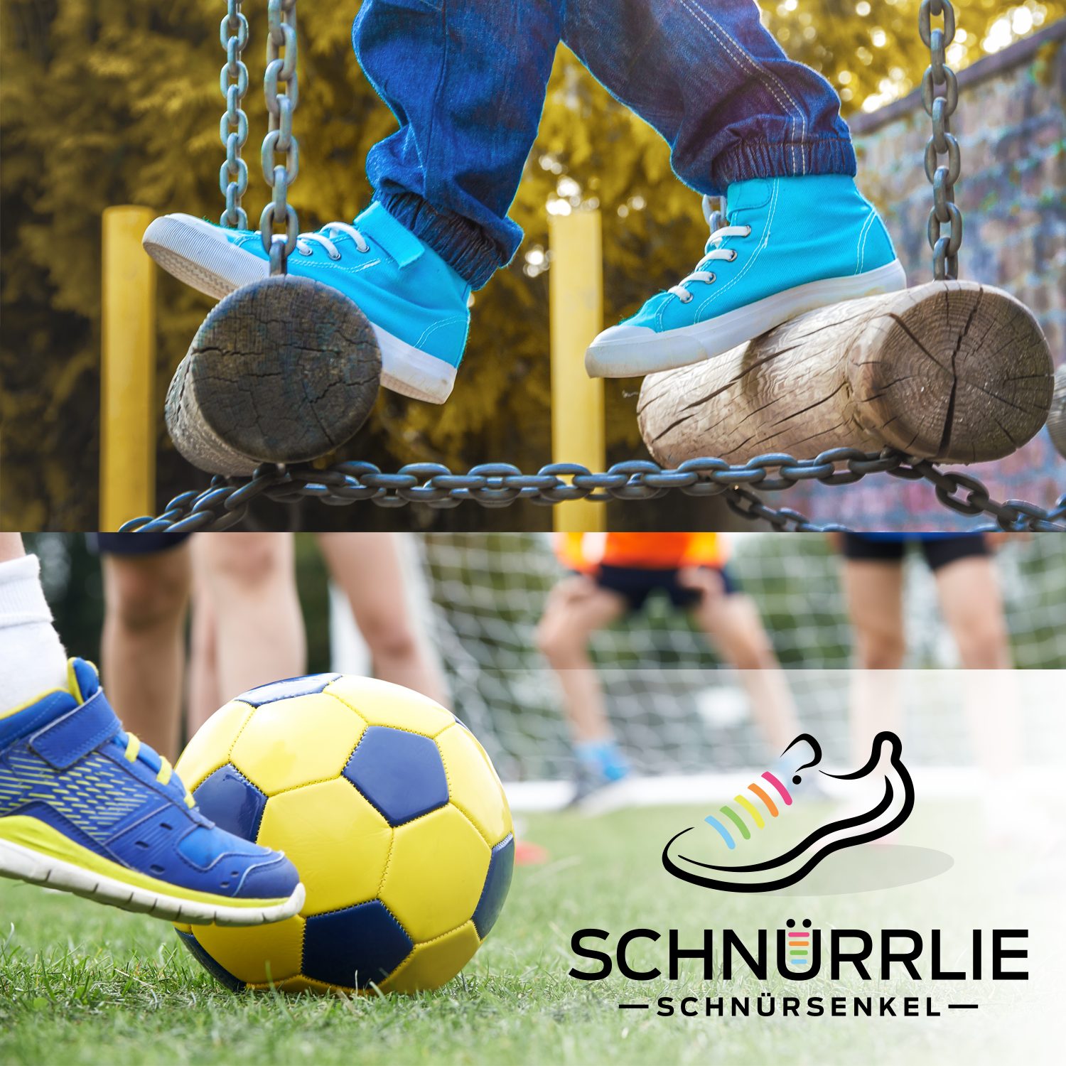 SCHNÜRRLIE Schnürsenkel Sneaker, Bunt für flache - elastische Schnürbänder uvm Sportschuhe Turnschuhe, Silikon Laces